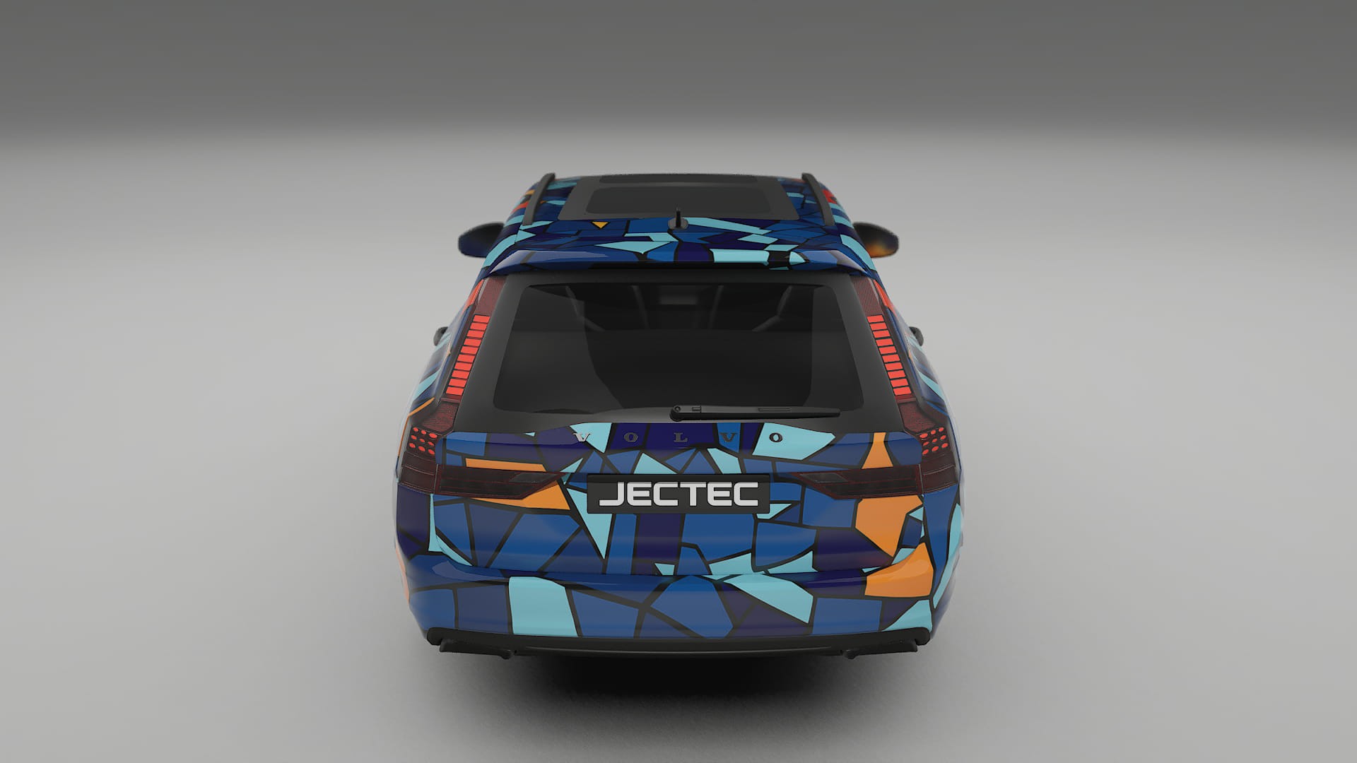 Volvo V90 P5 BARCELONA – Design-Wrap PPF-Kit aus bedruckbarer Polyurethanfolie