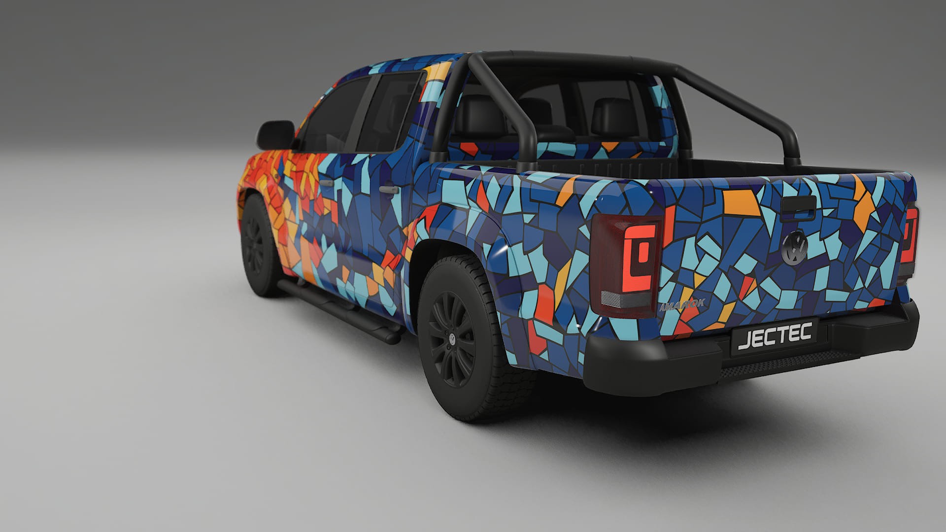 VW Amarok 2H BARCELONA – Design-Wrap PPF-Kit aus bedruckbarer Polyurethanfolie