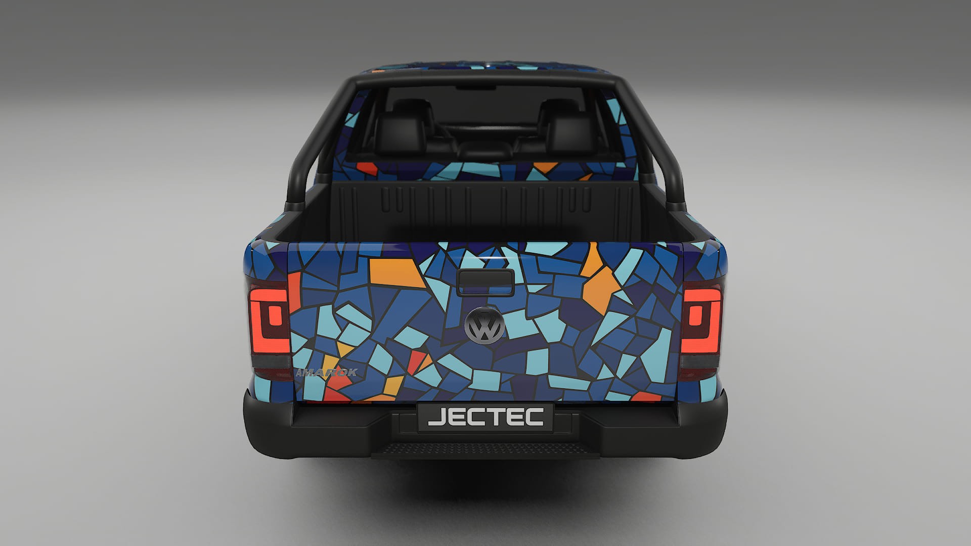 VW Amarok 2H BARCELONA – Design-Wrap PPF-Kit aus bedruckbarer Polyurethanfolie