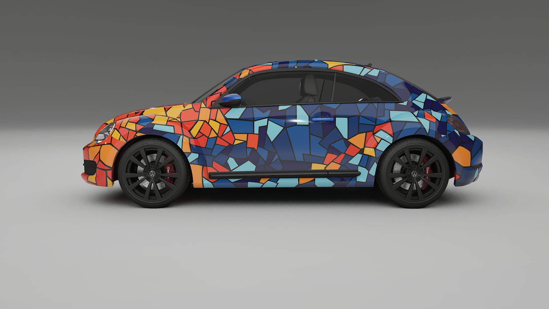VW Beetle A5 prefacelift pre-LCI BARCELONA – Design-Wrap PPF-Kit aus bedruckbarer Polyurethanfolie
