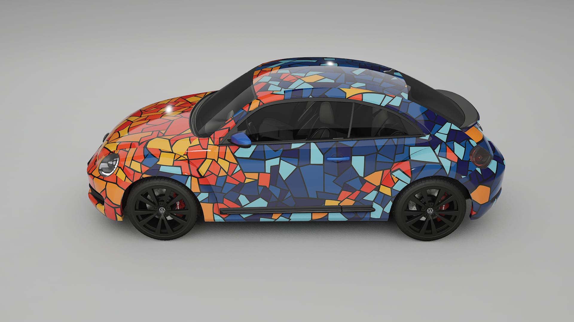 VW Beetle A5 prefacelift pre-LCI BARCELONA – Design-Wrap PPF-Kit aus bedruckbarer Polyurethanfolie