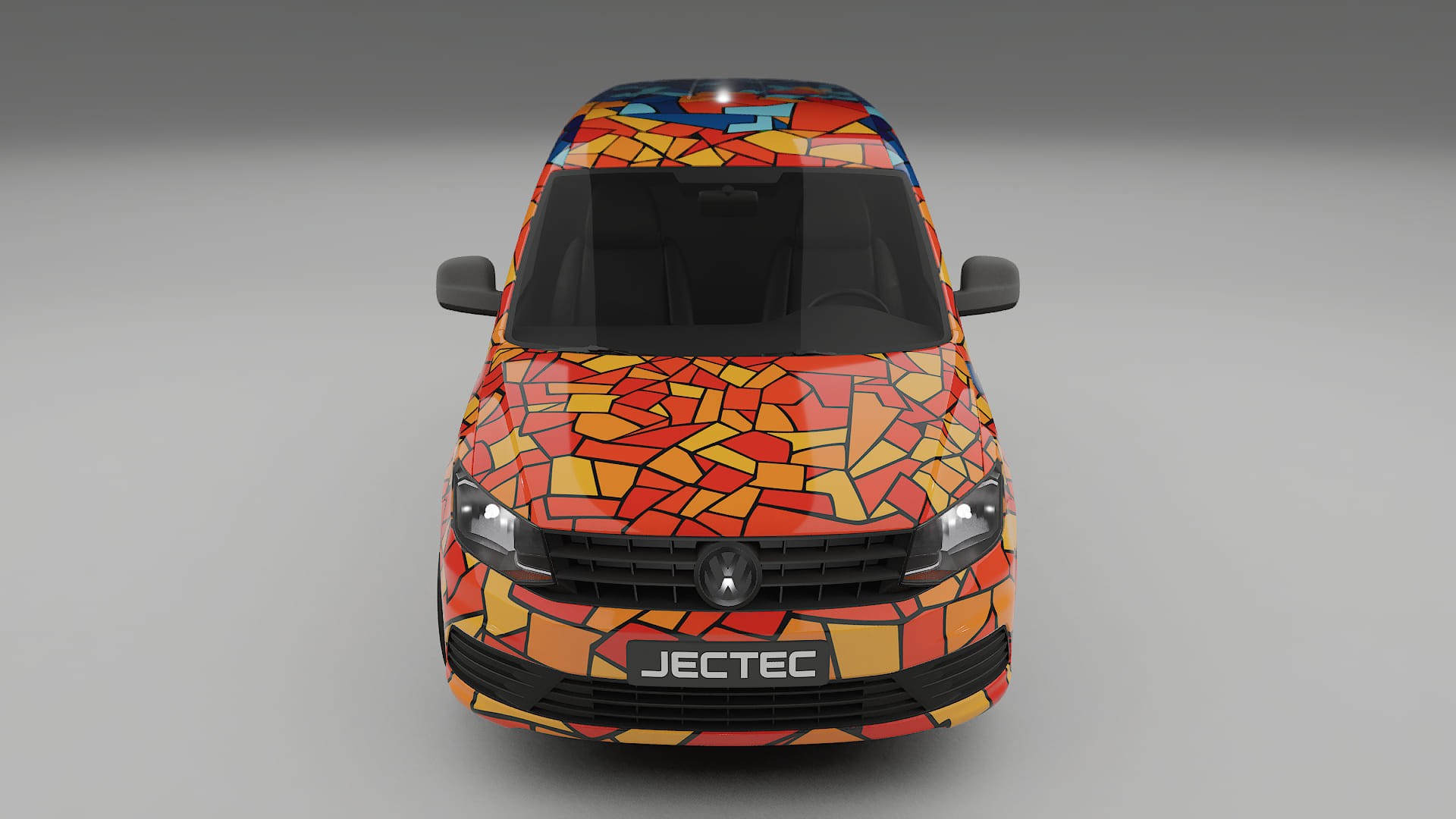 VW Caddy Maxi SB BARCELONA – Design-Wrap PPF-Kit aus bedruckbarer Polyurethanfolie
