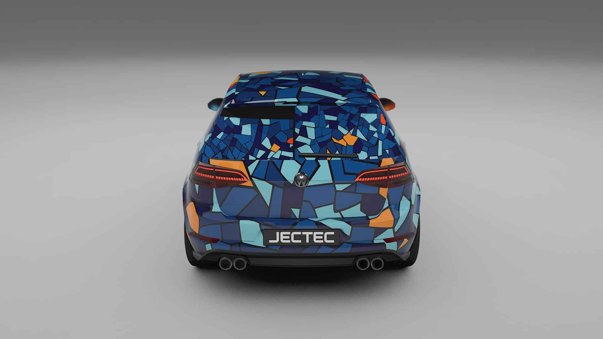 VW Golf Mk7 BARCELONA – Design-Wrap PPF-Kit aus bedruckbarer Polyurethanfolie