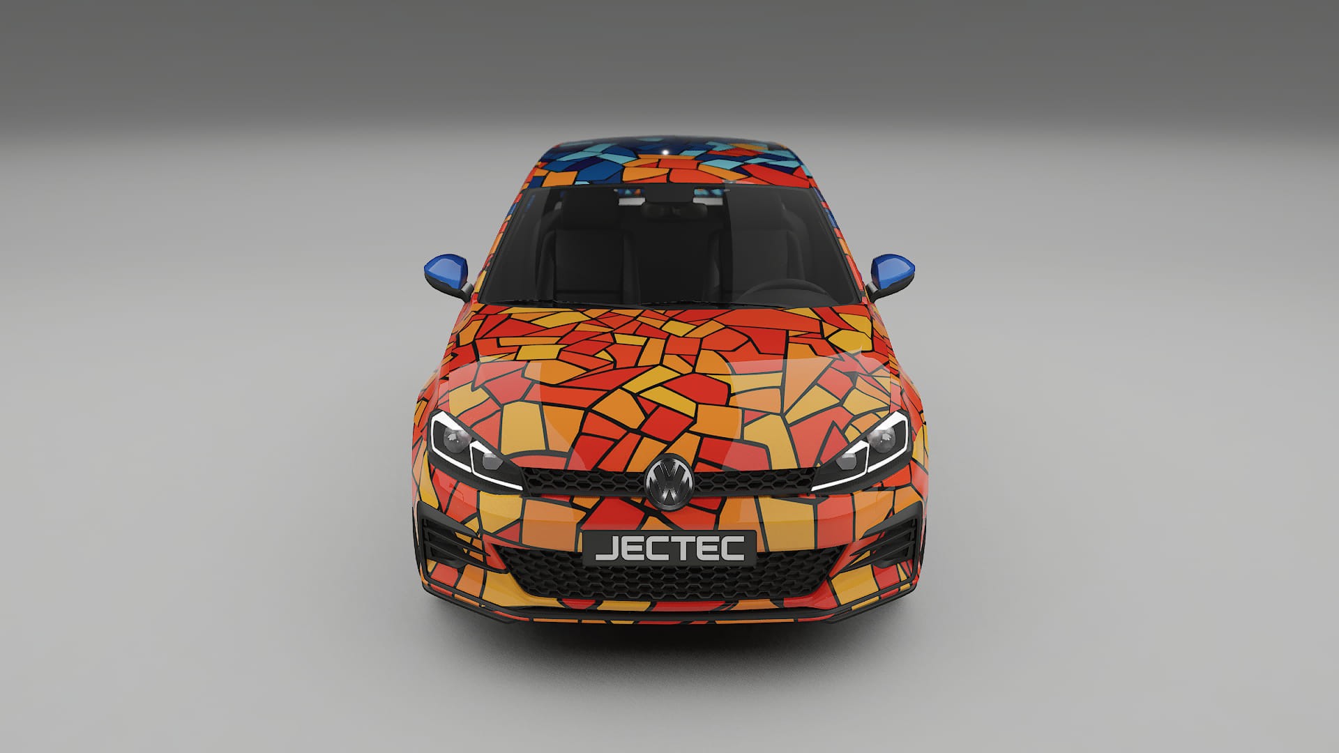 VW Golf Mk7 BARCELONA – Design-Wrap PPF-Kit aus bedruckbarer Polyurethanfolie