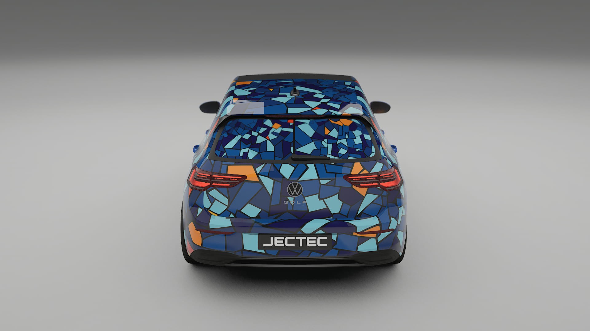 VW Golf Mk8 BARCELONA – Design-Wrap PPF-Kit aus bedruckbarer Polyurethanfolie
