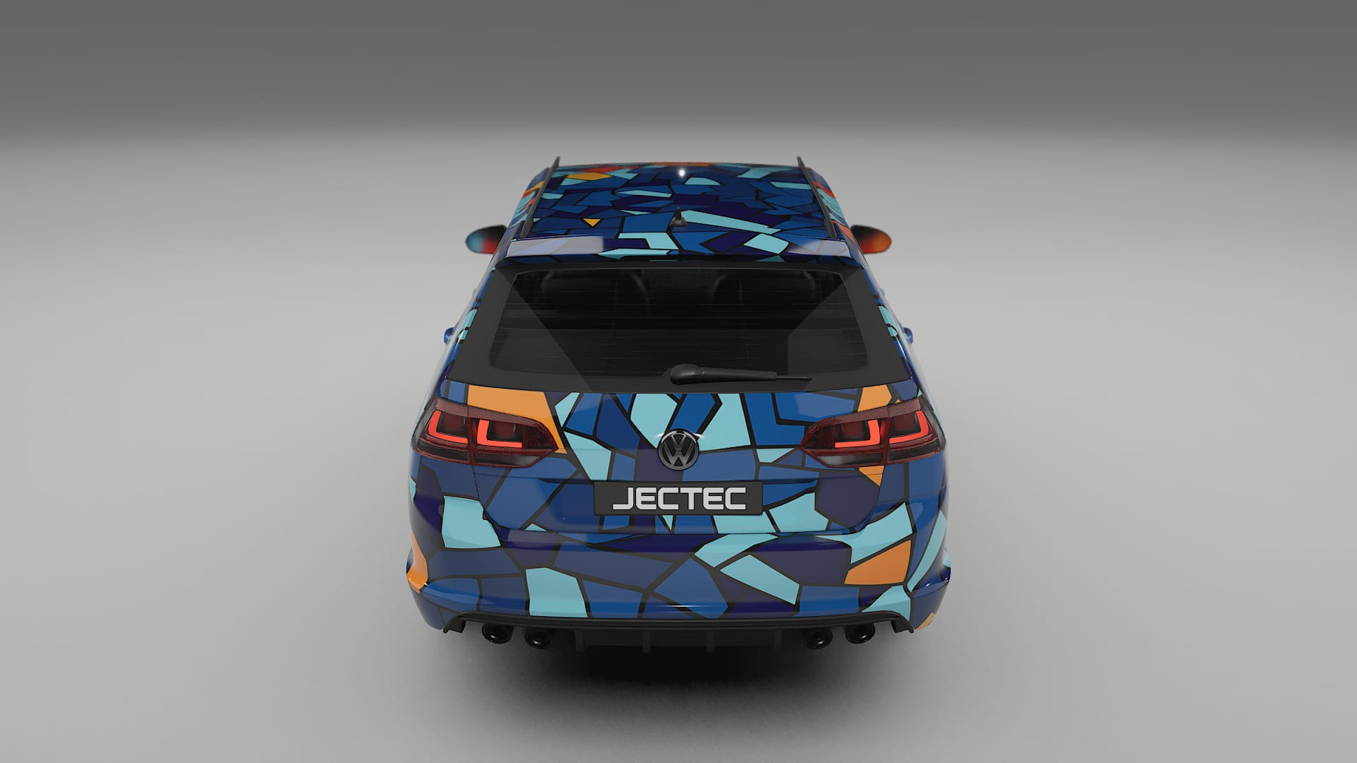 VW Golf Variant Mk7 BARCELONA – Design-Wrap PPF-Kit aus bedruckbarer Polyurethanfolie