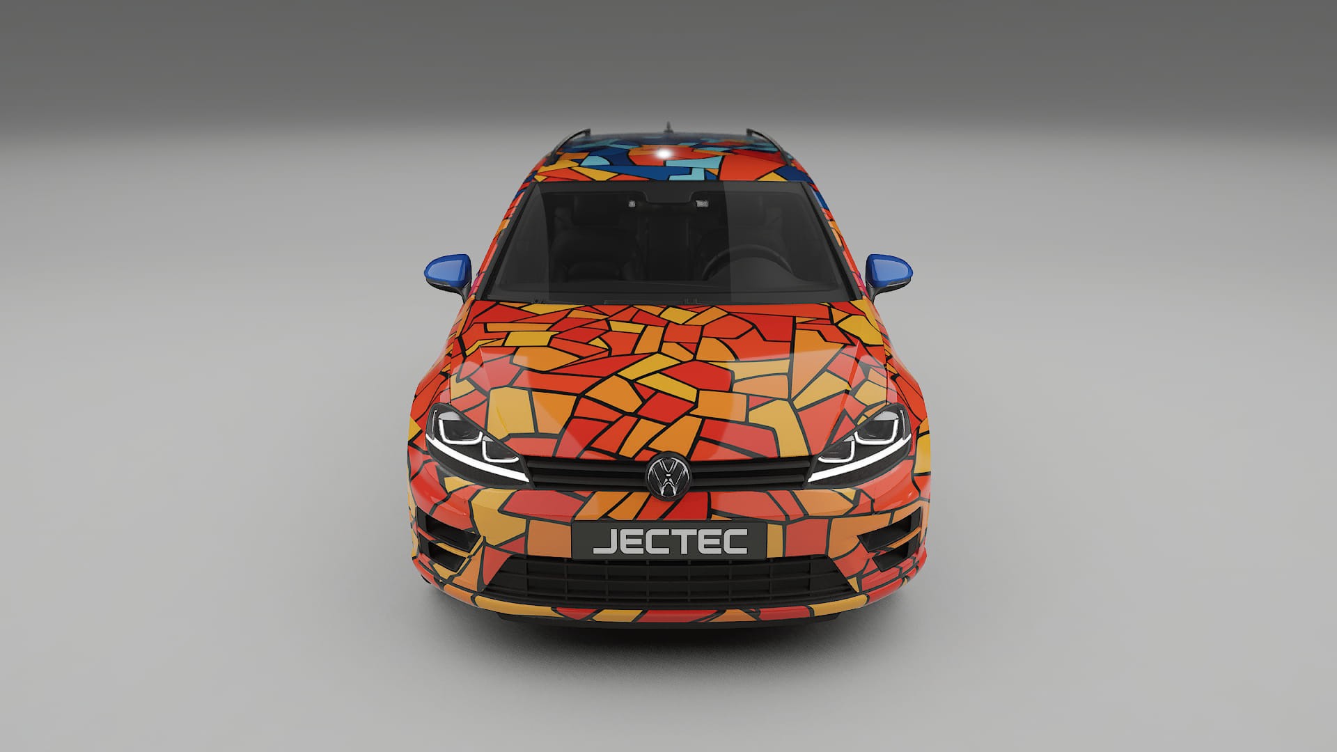 VW Golf Variant Mk7 BARCELONA – Design-Wrap PPF-Kit aus bedruckbarer Polyurethanfolie
