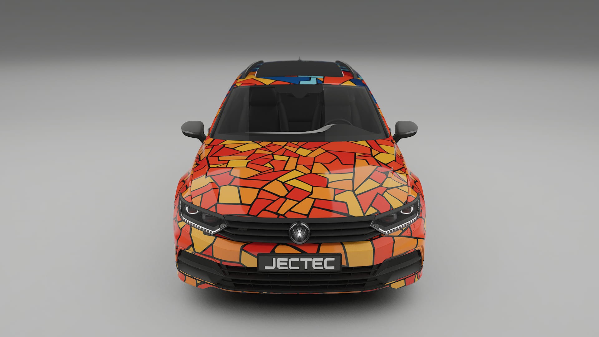 VW Passat VariantR B8 BARCELONA – Design-Wrap PPF-Kit aus bedruckbarer Polyurethanfolie