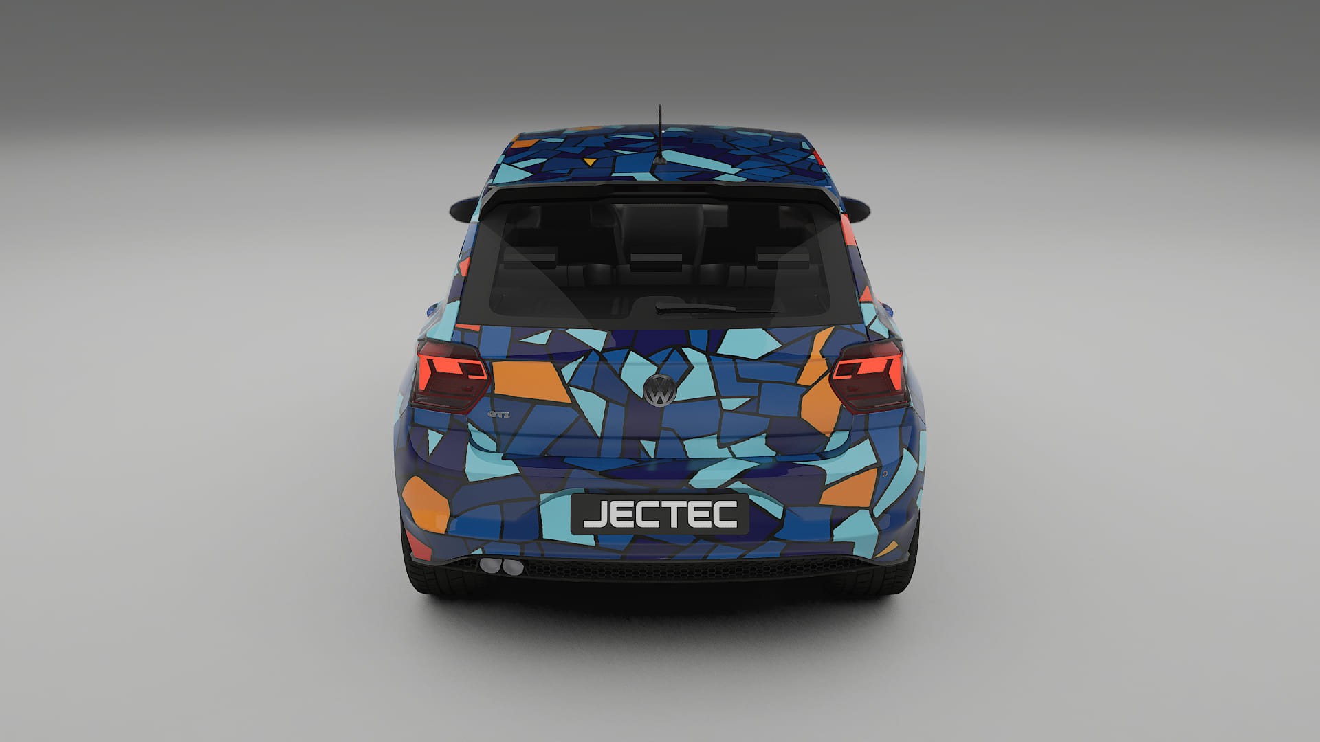 VW Polo GTI VI BARCELONA – Design-Wrap PPF-Kit aus bedruckbarer Polyurethanfolie