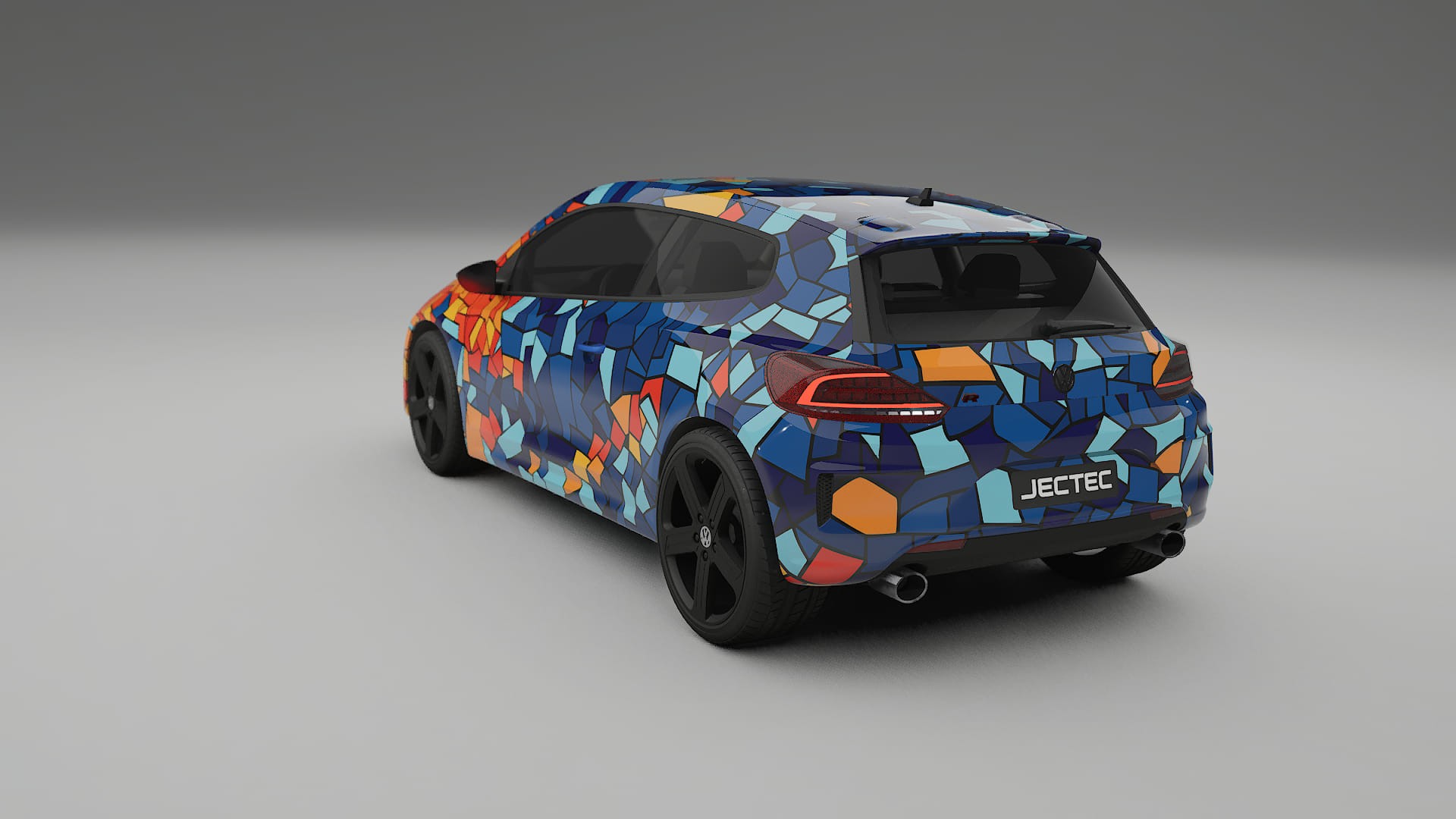 VW Scirocco R III BARCELONA – Design-Wrap PPF-Kit aus bedruckbarer Polyurethanfolie