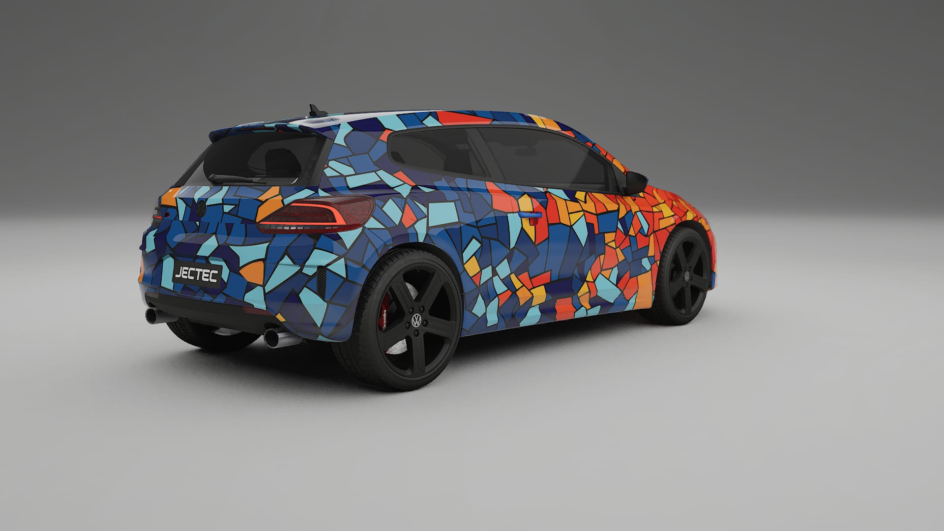 VW Scirocco R III BARCELONA – Design-Wrap PPF-Kit aus bedruckbarer Polyurethanfolie