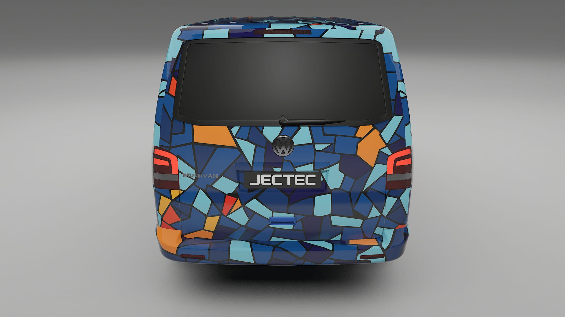 VW Transporter T5 Caravelle BARCELONA – Design-Wrap PPF-Kit aus bedruckbarer Polyurethanfolie