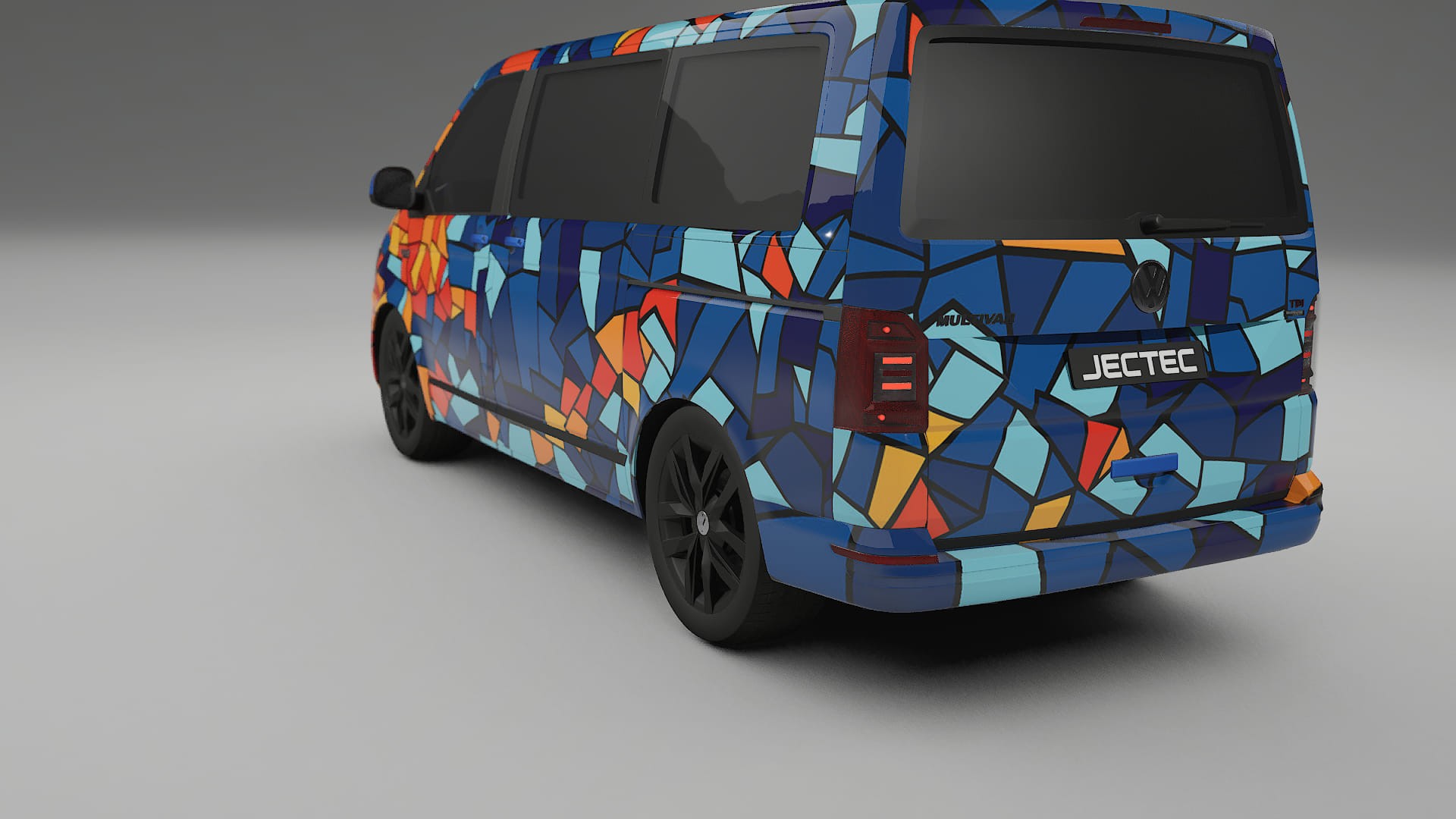 VW Transporter T6 Multivan BARCELONA – Design-Wrap PPF-Kit aus bedruckbarer Polyurethanfolie
