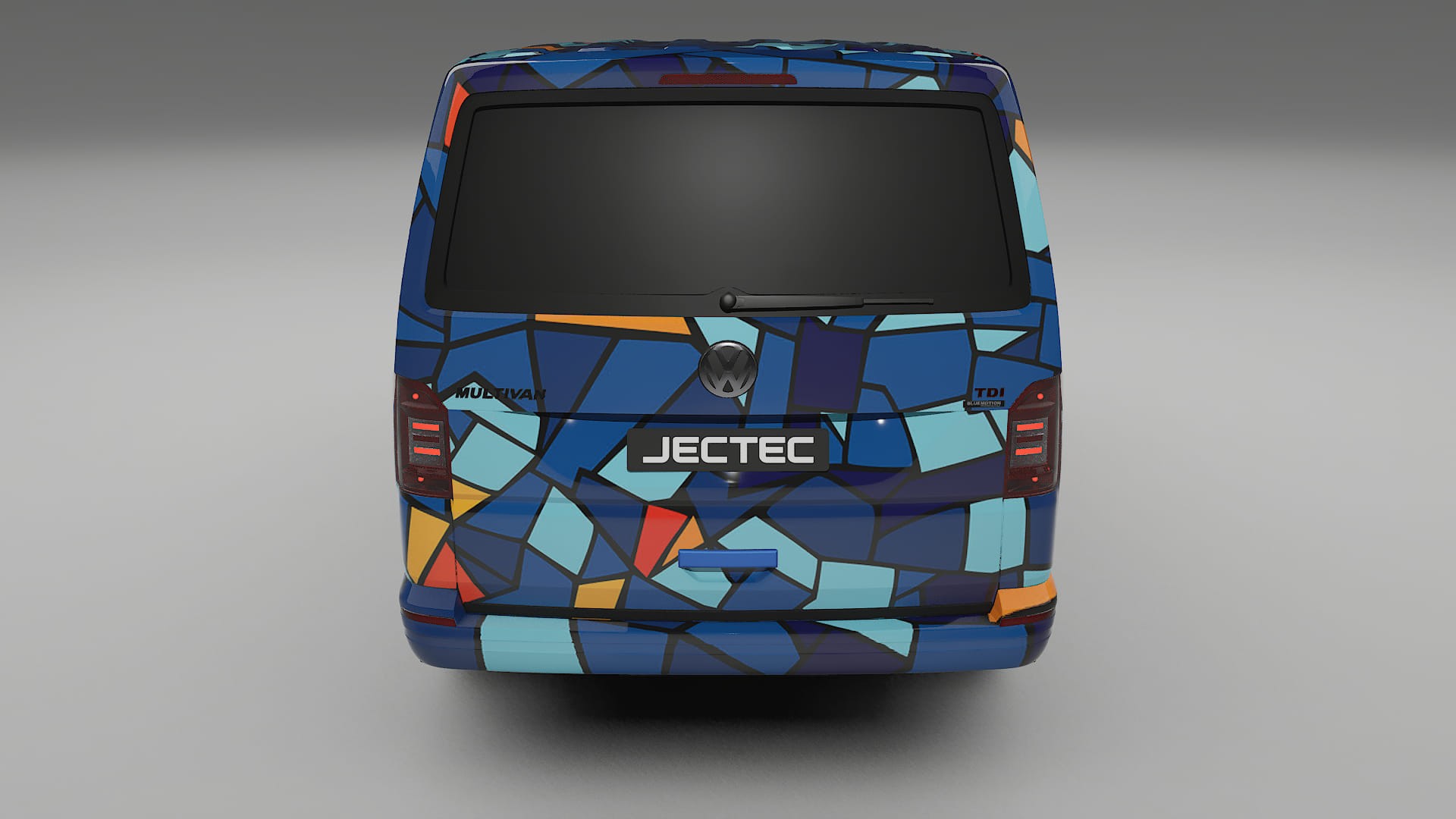 VW Transporter T6 Multivan BARCELONA – Design-Wrap PPF-Kit aus bedruckbarer Polyurethanfolie