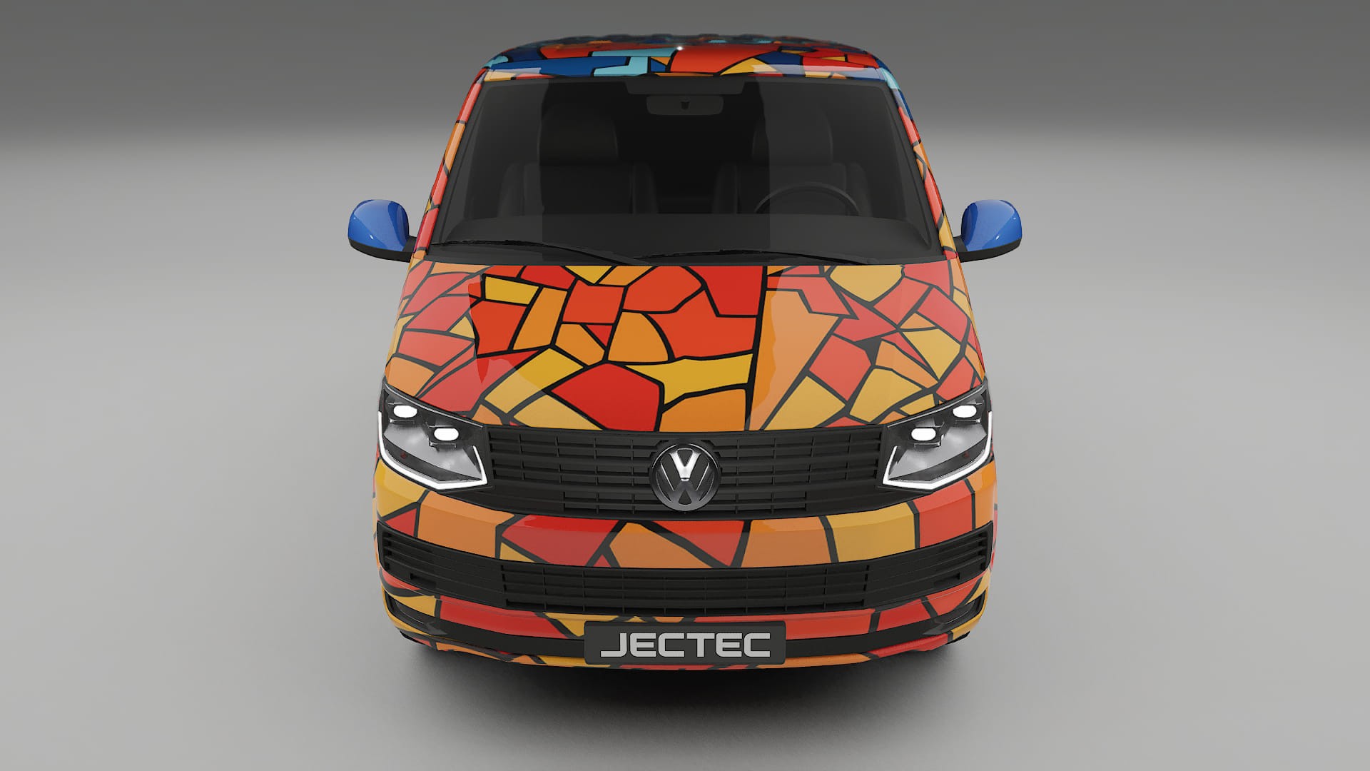 VW Transporter T6 Multivan BARCELONA – Design-Wrap PPF-Kit aus bedruckbarer Polyurethanfolie