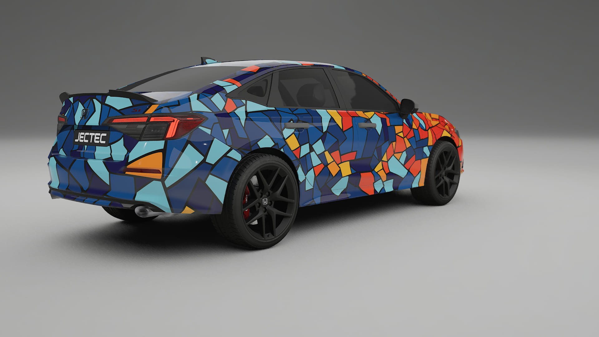 Honda Civic Si BARCELONA – Design-Wrap PPF-Kit aus bedruckbarer Polyurethanfolie