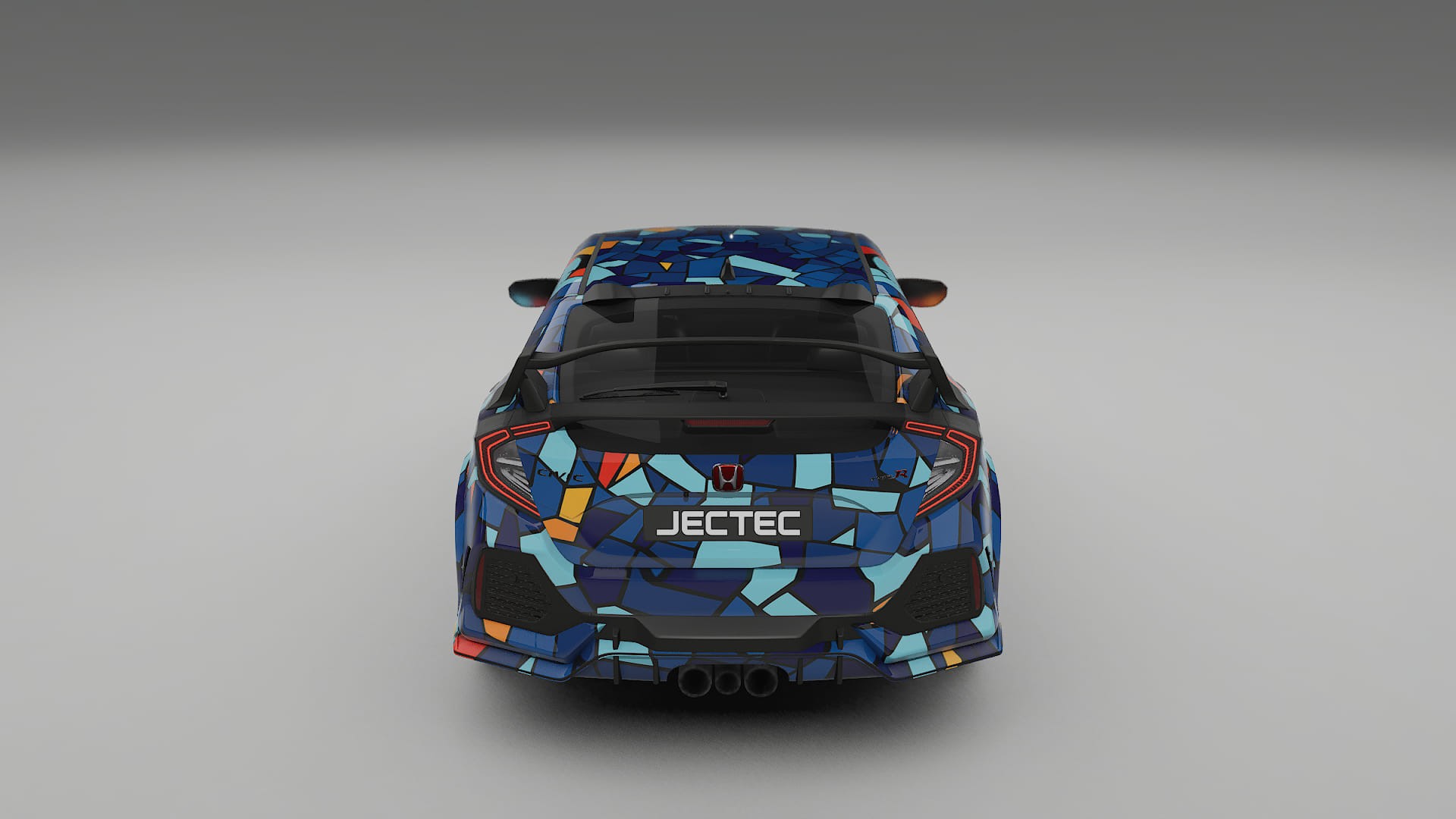 Honda Civic Type-R BARCELONA – Design-Wrap PPF-Kit aus bedruckbarer Polyurethanfolie