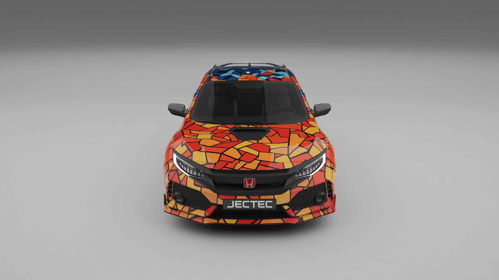 Honda Civic Type-R BARCELONA – Design-Wrap PPF-Kit aus bedruckbarer Polyurethanfolie