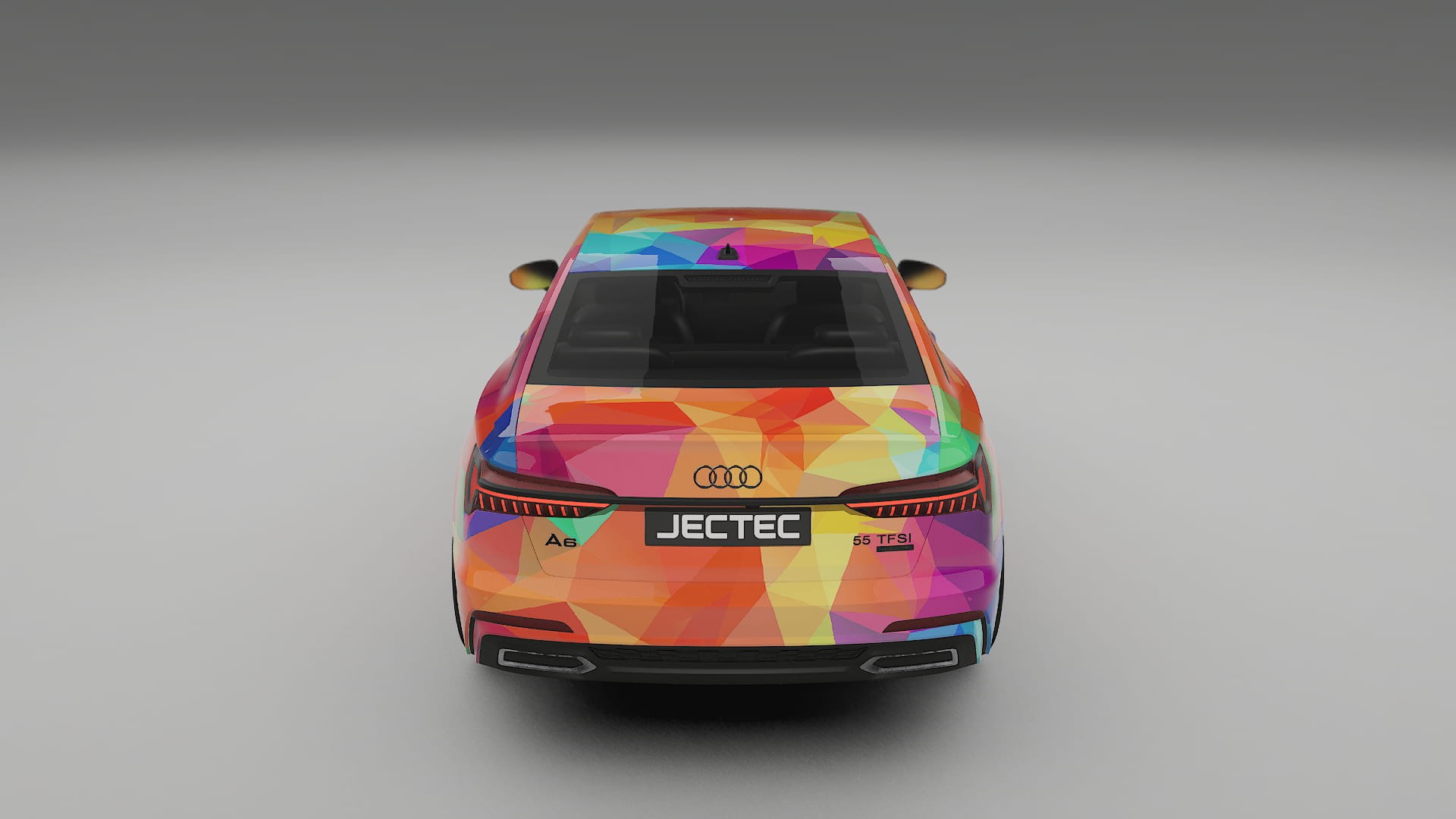 Audi A6 S-Line C8 VECTOR VIBE – Design-Wrap PPF-Kit aus bedruckbarer Polyurethanfolie