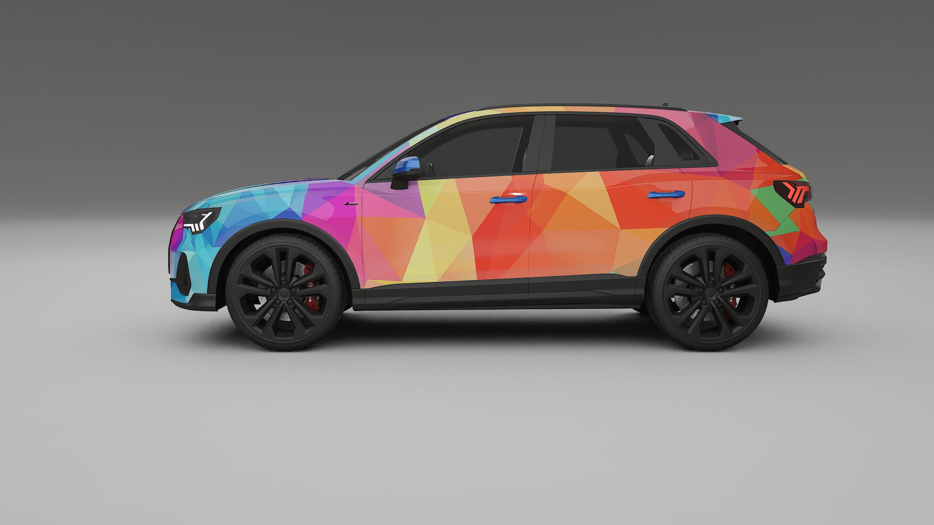 Audi Q3 S-Line F3 VECTOR VIBE – Design-Wrap PPF-Kit aus bedruckbarer Polyurethanfolie