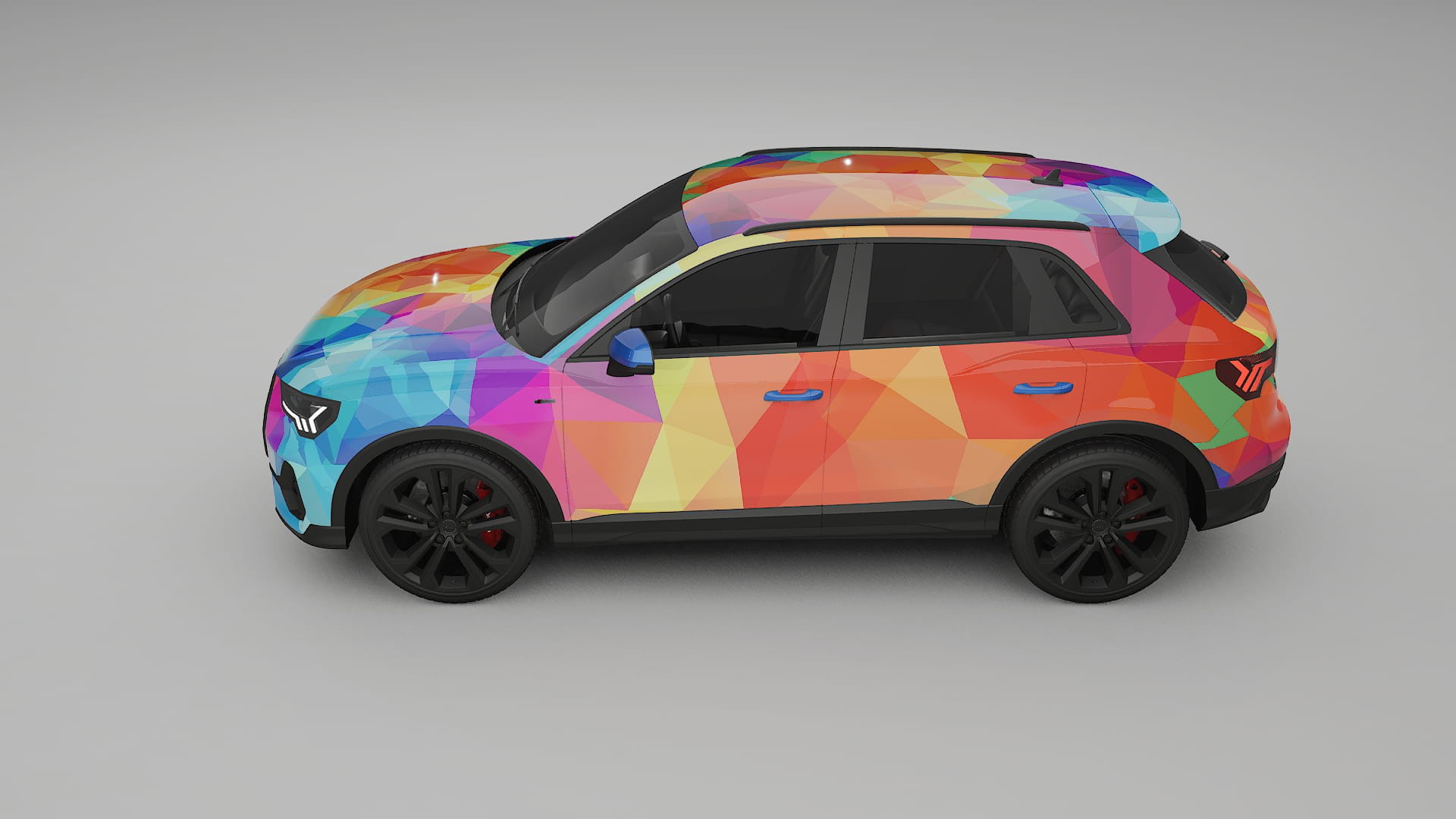 Audi Q3 S-Line F3 VECTOR VIBE – Design-Wrap PPF-Kit aus bedruckbarer Polyurethanfolie