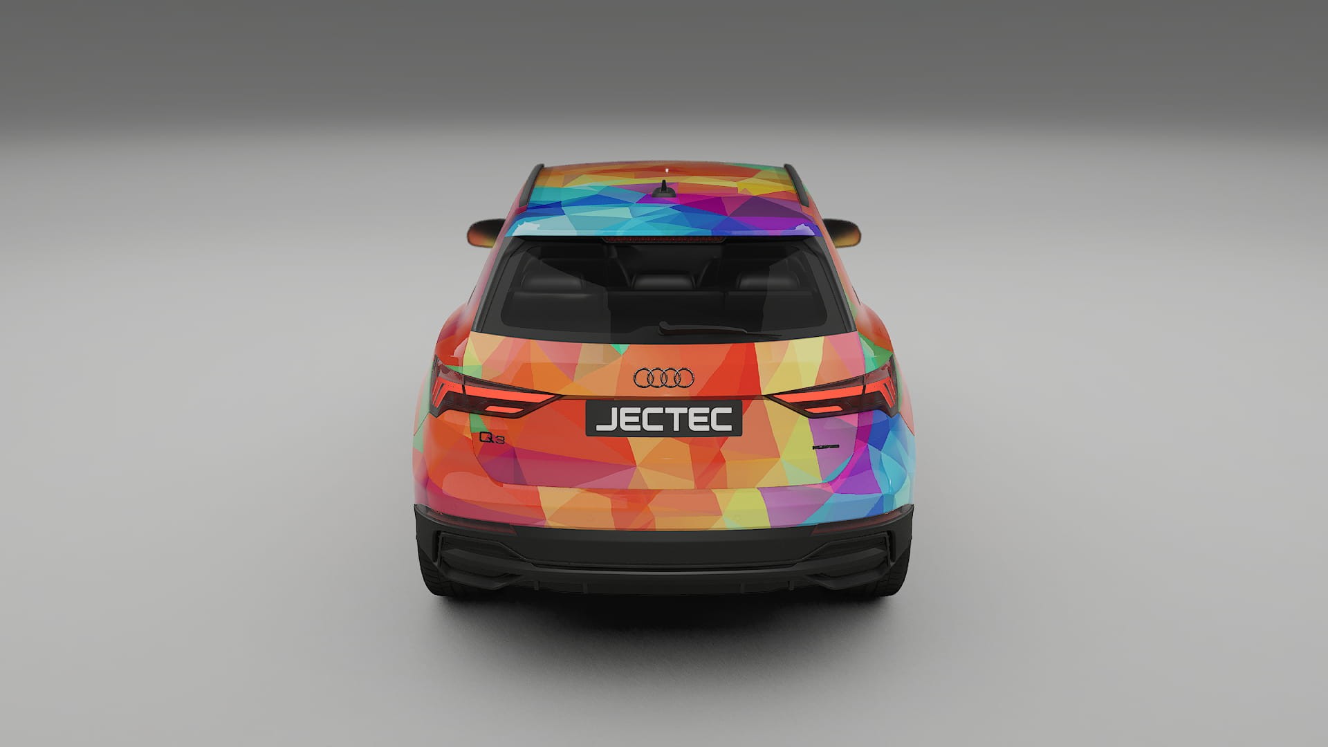 Audi Q3 S-Line F3 VECTOR VIBE – Design-Wrap PPF-Kit aus bedruckbarer Polyurethanfolie