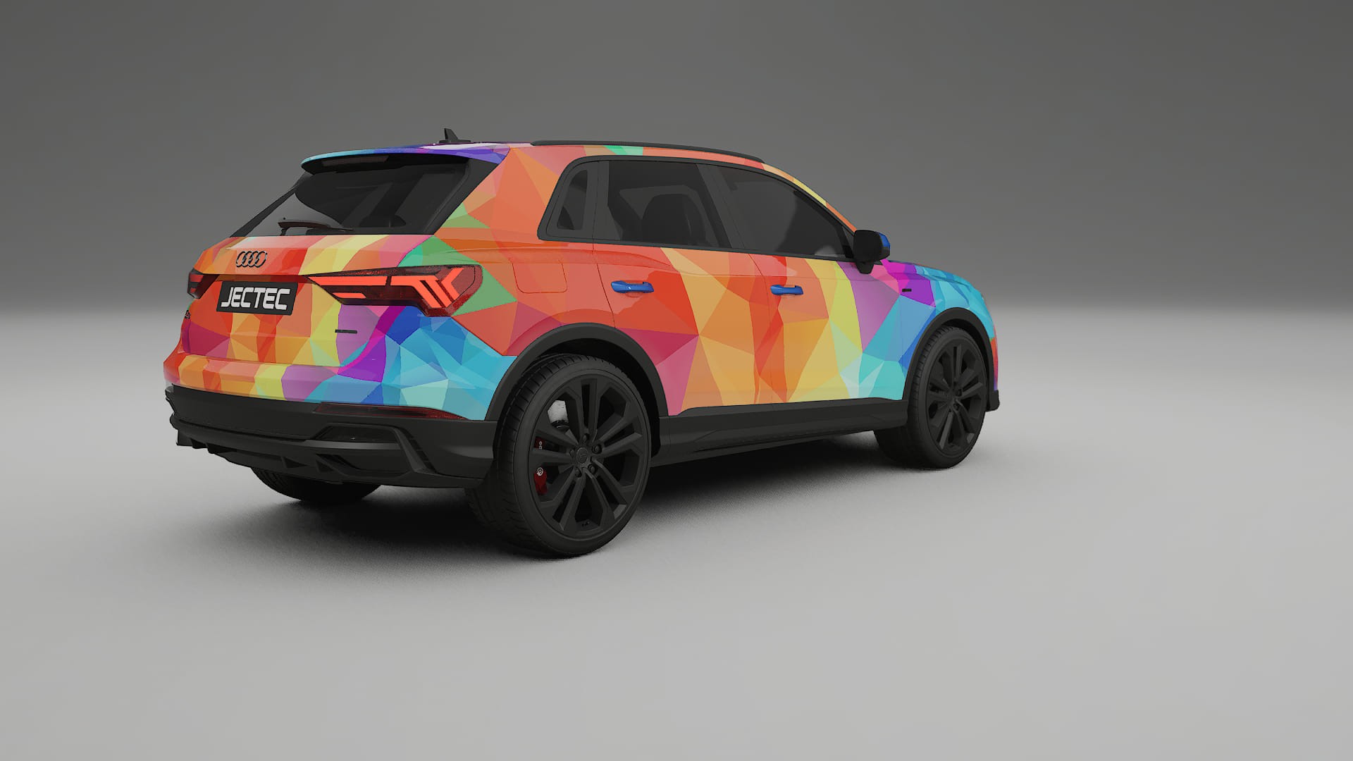 Audi Q3 S-Line F3 VECTOR VIBE – Design-Wrap PPF-Kit aus bedruckbarer Polyurethanfolie