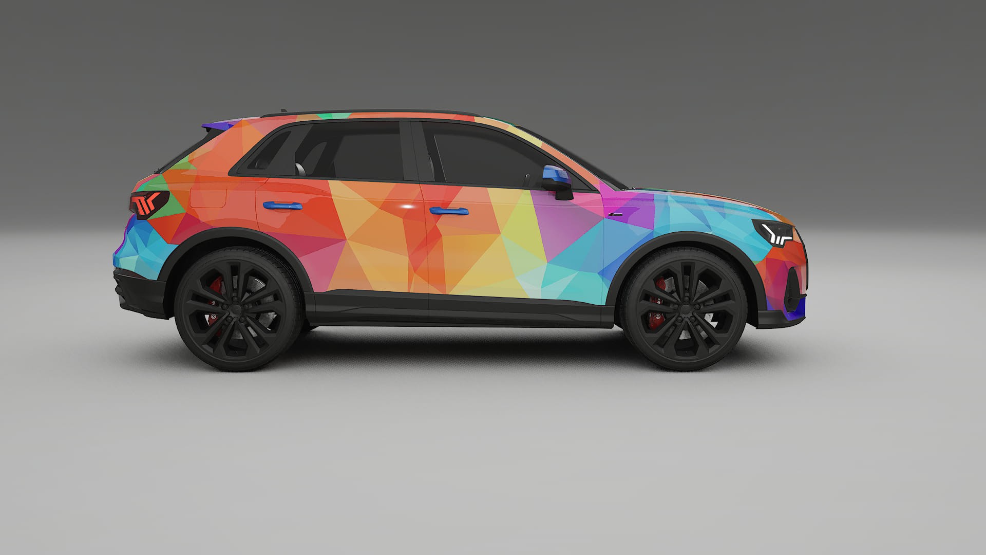 Audi Q3 S-Line F3 VECTOR VIBE – Design-Wrap PPF-Kit aus bedruckbarer Polyurethanfolie