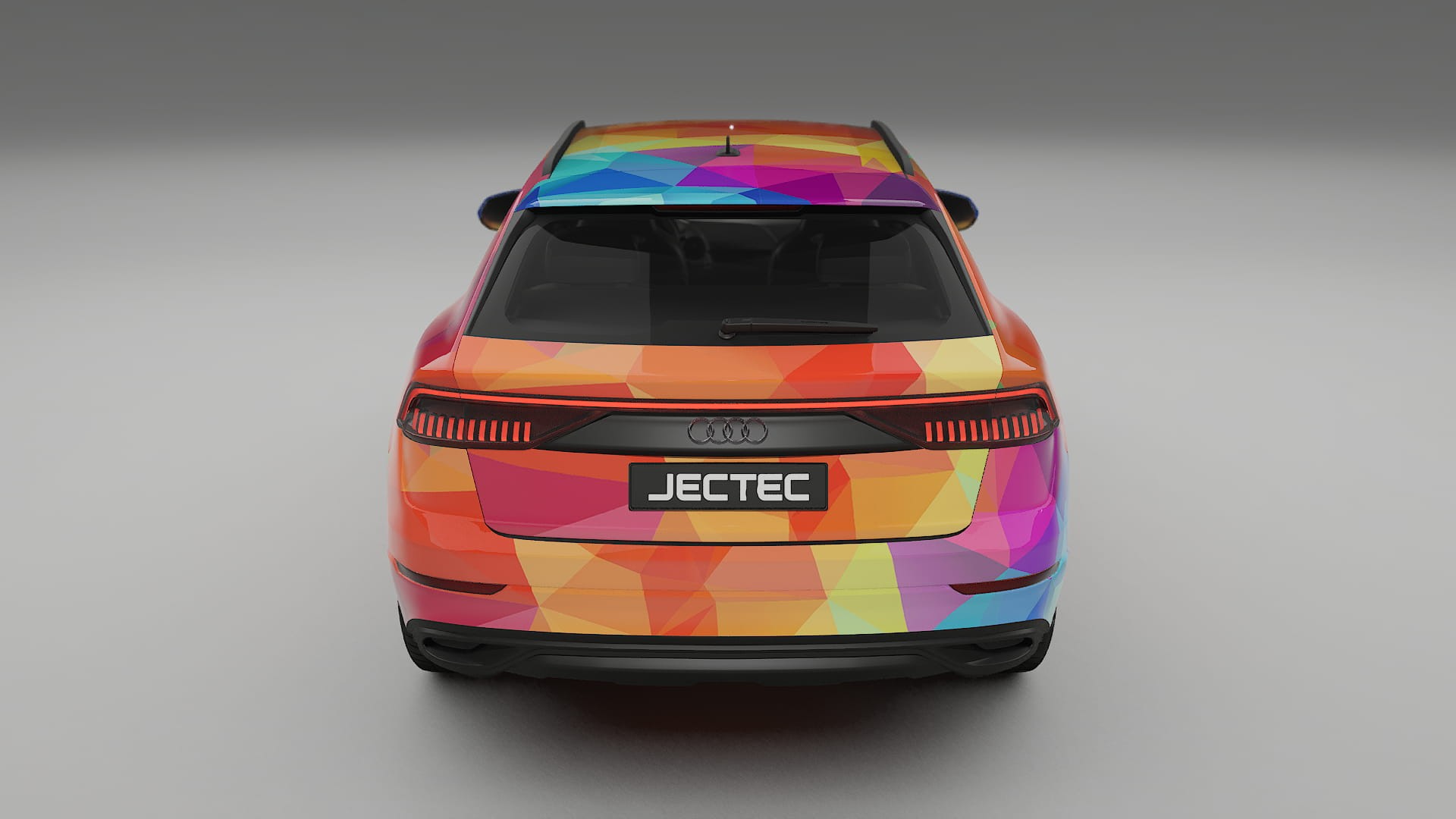 Audi Q8 F1 prefacelift pre-LCI VECTOR VIBE – Design-Wrap PPF-Kit aus bedruckbarer Polyurethanfolie