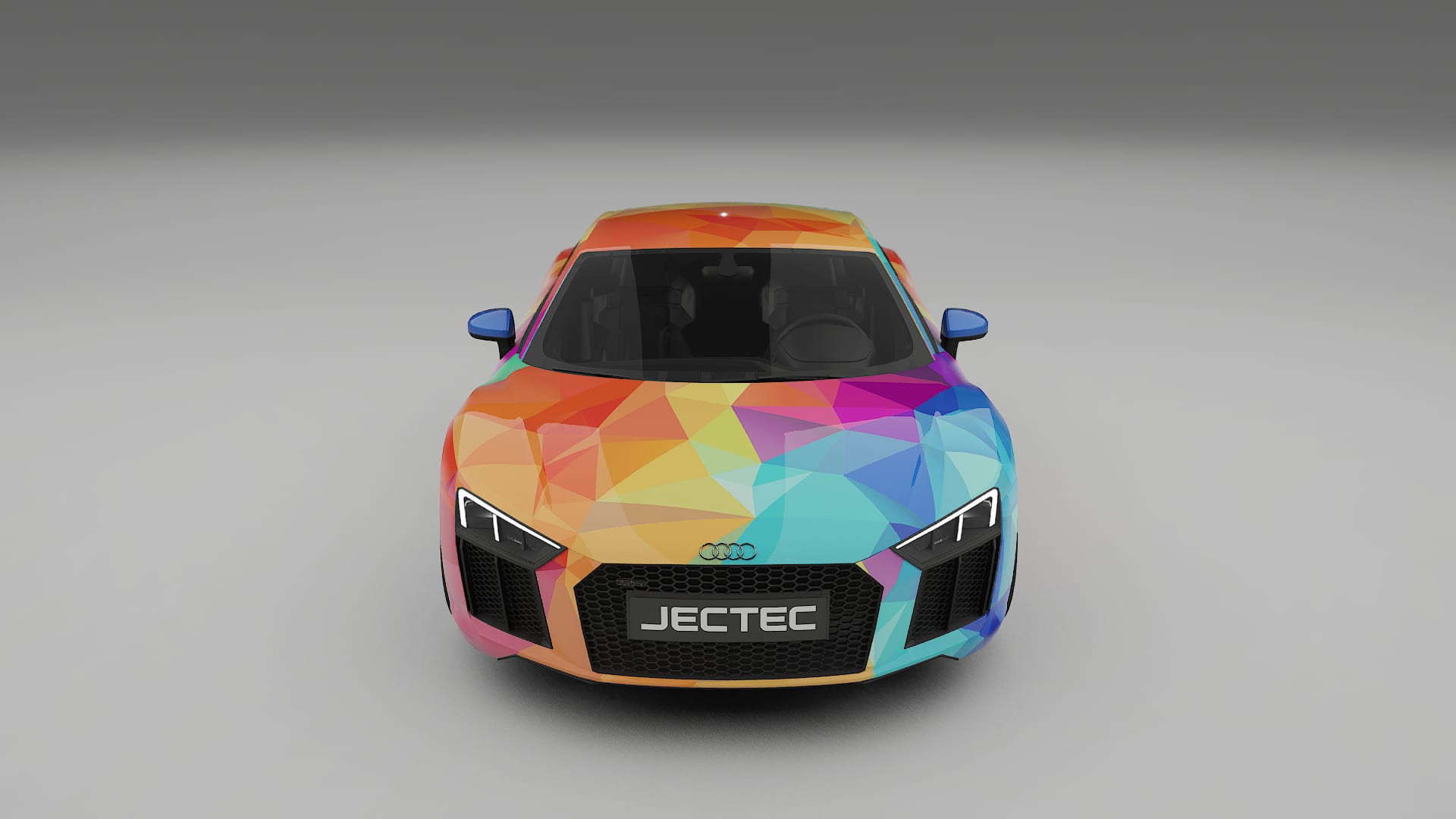 Audi R8 typ-4S prefacelift pre-LCI VECTOR VIBE – Design-Wrap PPF-Kit aus bedruckbarer Polyurethanfolie