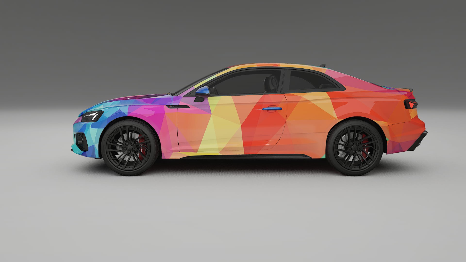 Audi RS5 Coupe B9 facelift pre-LCI VECTOR VIBE – Design-Wrap PPF-Kit aus bedruckbarer Polyurethanfolie