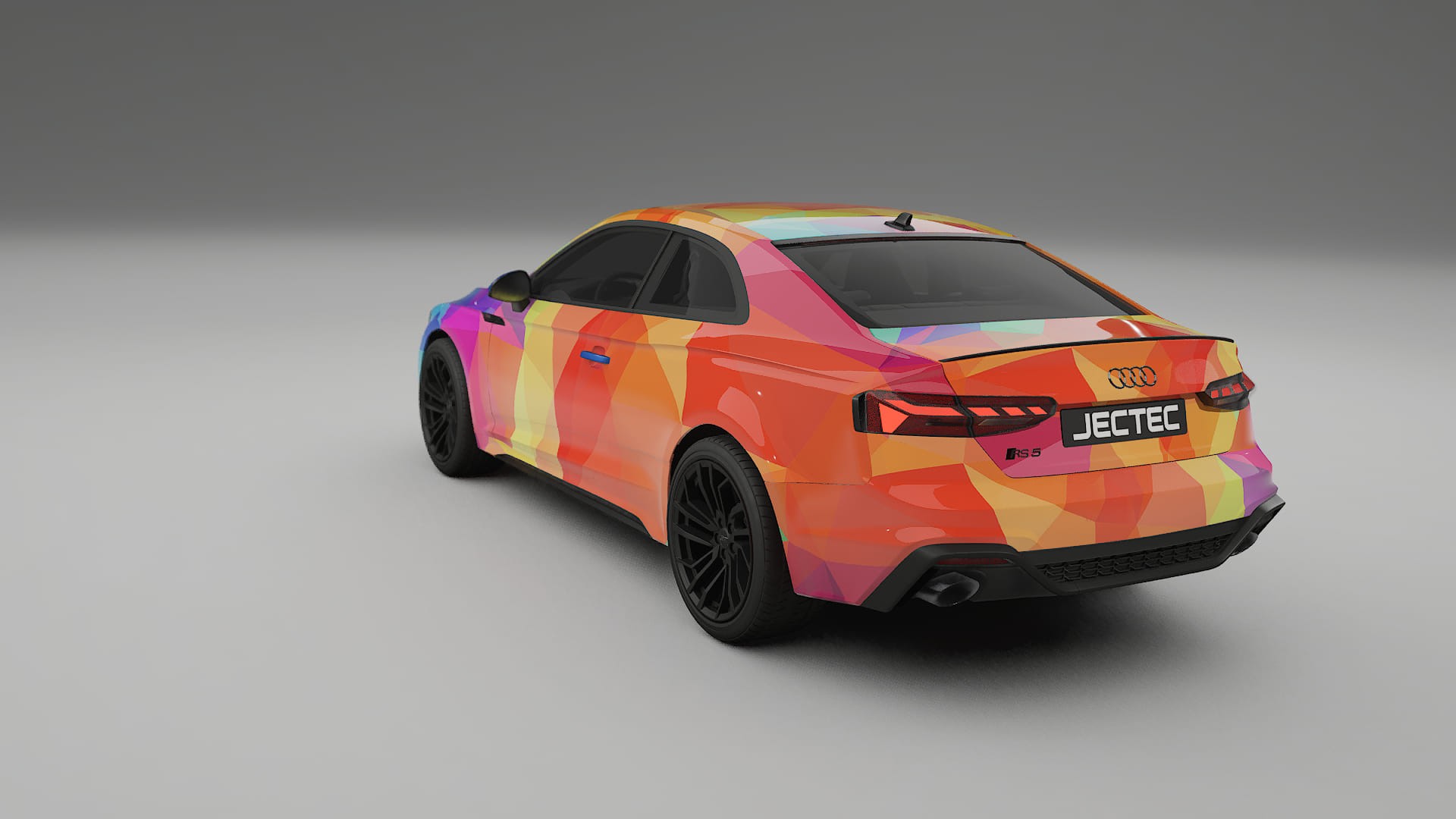 Audi RS5 Coupe B9 facelift pre-LCI VECTOR VIBE – Design-Wrap PPF-Kit aus bedruckbarer Polyurethanfolie