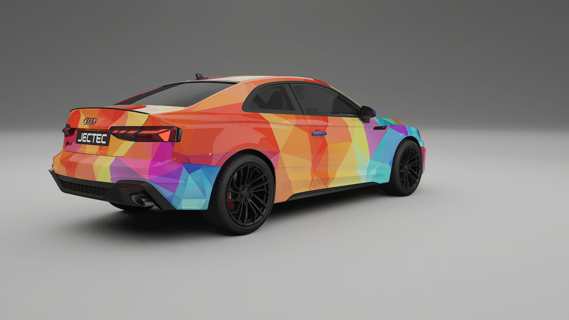 Audi RS5 Coupe B9 facelift pre-LCI VECTOR VIBE – Design-Wrap PPF-Kit aus bedruckbarer Polyurethanfolie