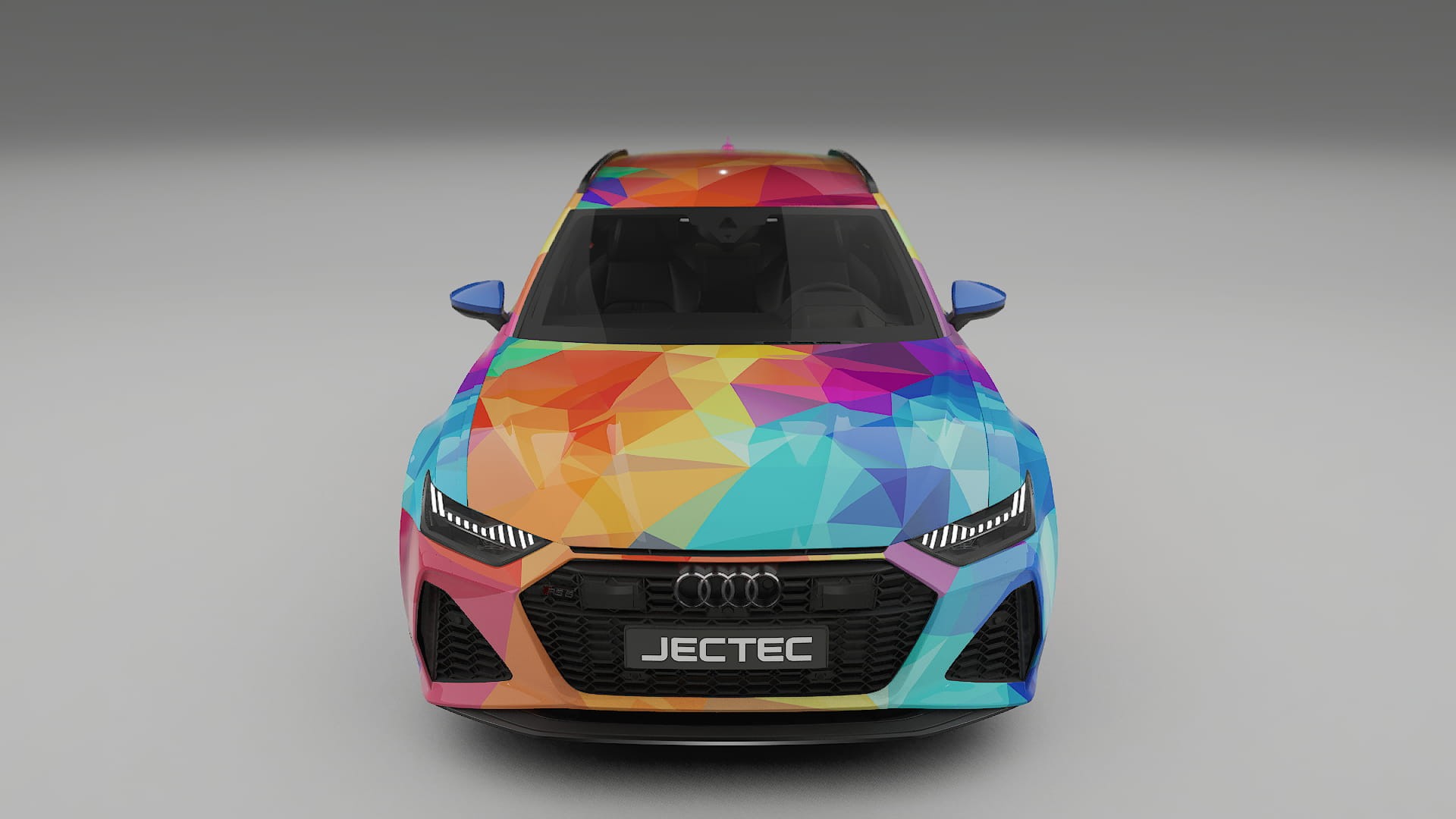 Audi RS6 Avant C8 facelift LCI VECTOR VIBE – Design-Wrap PPF-Kit aus bedruckbarer Polyurethanfolie