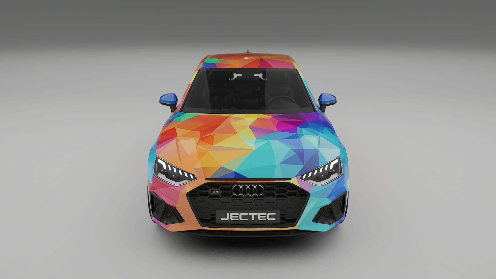 Audi S4 Sedan B9 facelift LCI VECTOR VIBE – Design-Wrap PPF-Kit aus bedruckbarer Polyurethanfolie