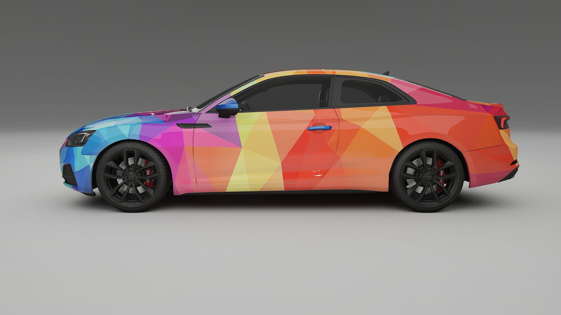 Audi S5 B9 prefacelift pre-LCI VECTOR VIBE – Design-Wrap PPF-Kit aus bedruckbarer Polyurethanfolie