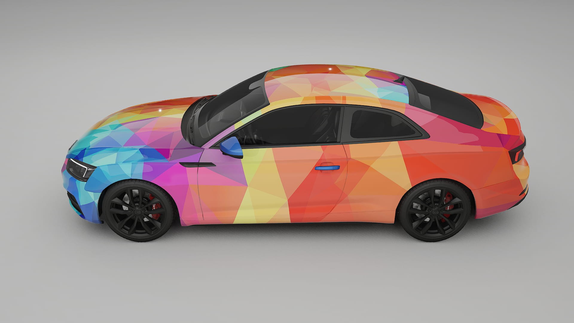 Audi S5 B9 prefacelift pre-LCI VECTOR VIBE – Design-Wrap PPF-Kit aus bedruckbarer Polyurethanfolie