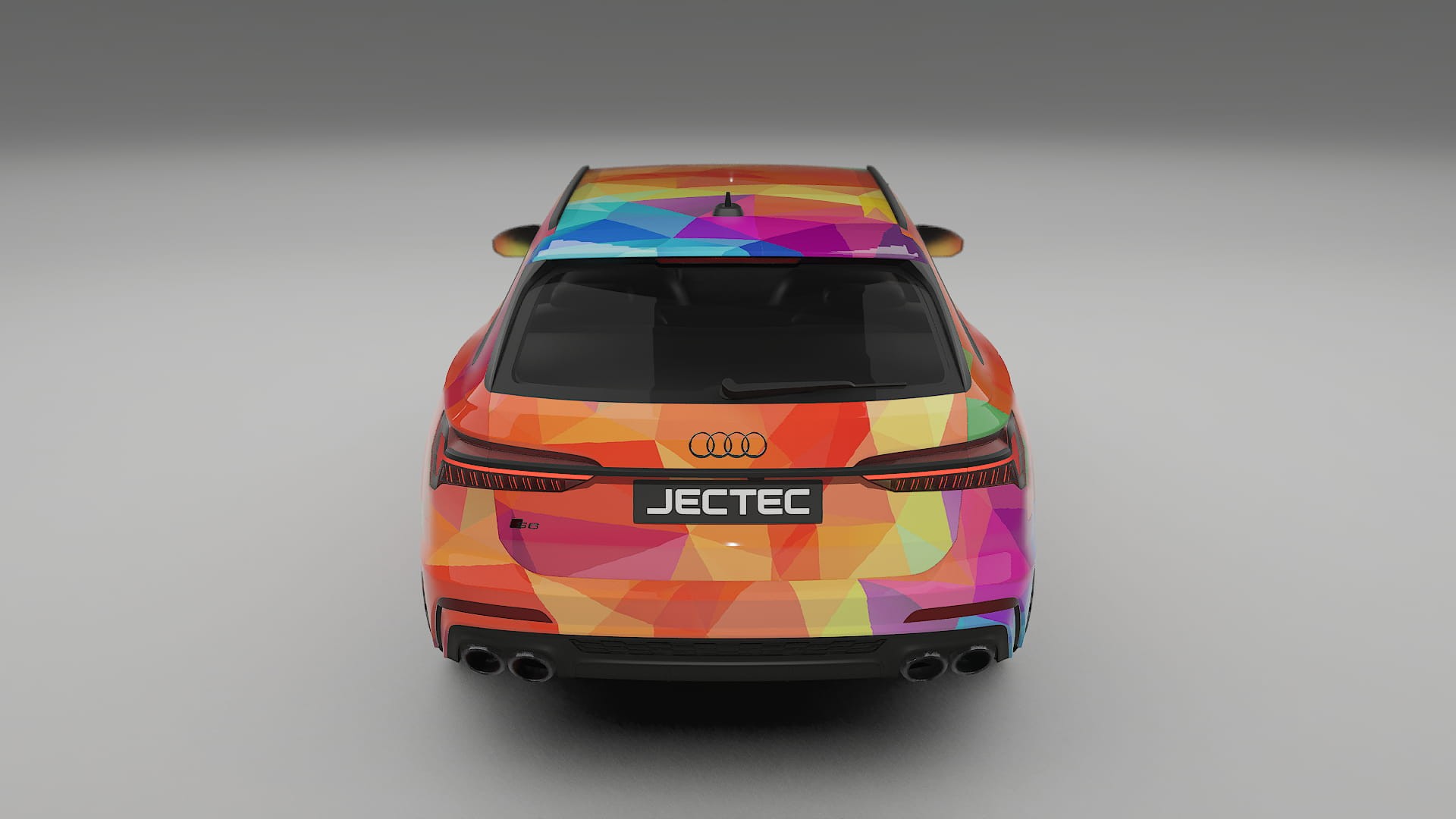 Audi S6 Avant prefacelift pre-LCI C8 VECTOR VIBE – Design-Wrap PPF-Kit aus bedruckbarer Polyurethanfolie