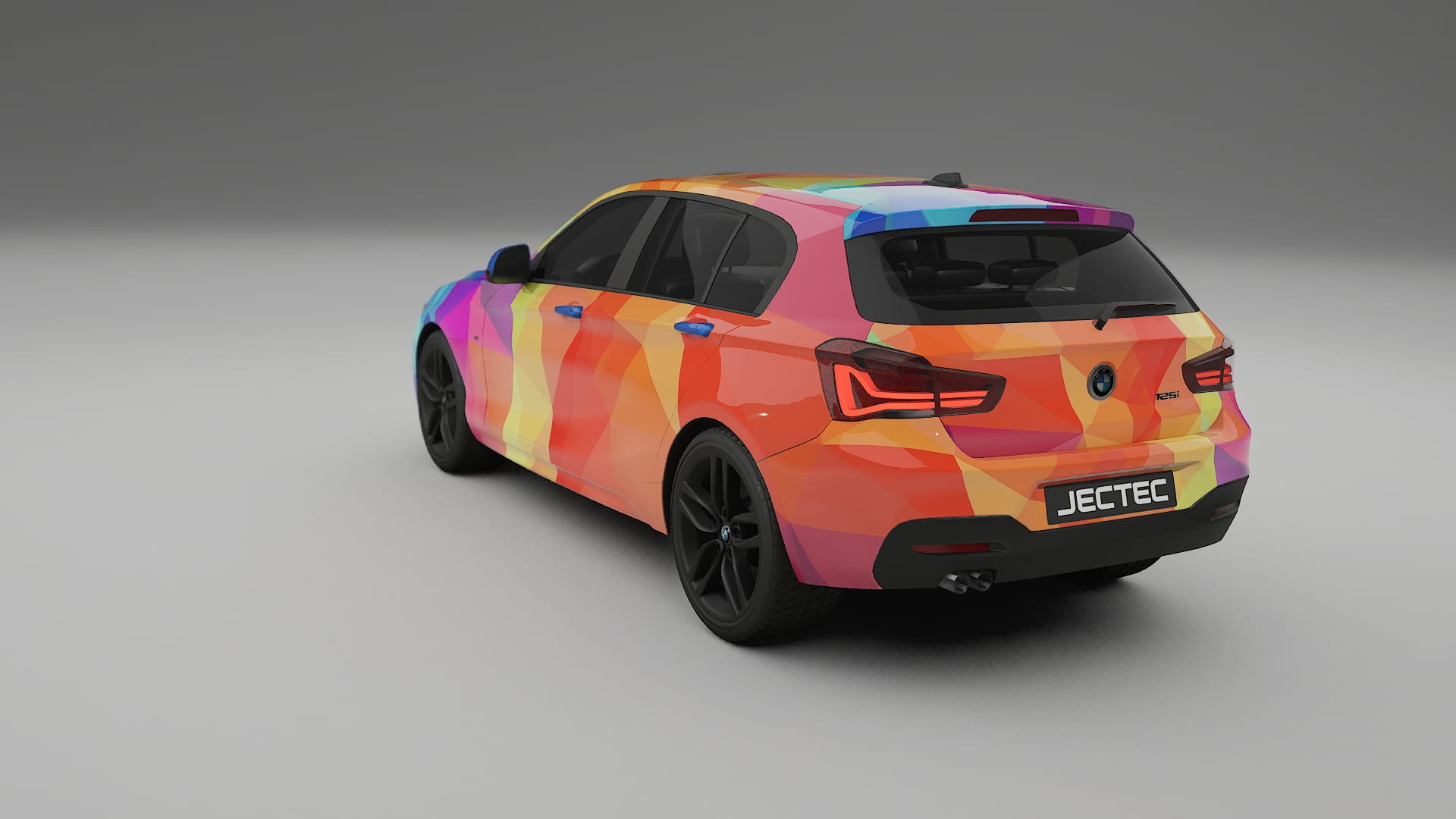 BMW 1 F20 facelift LCI VECTOR VIBE – Design-Wrap PPF-Kit aus bedruckbarer Polyurethanfolie