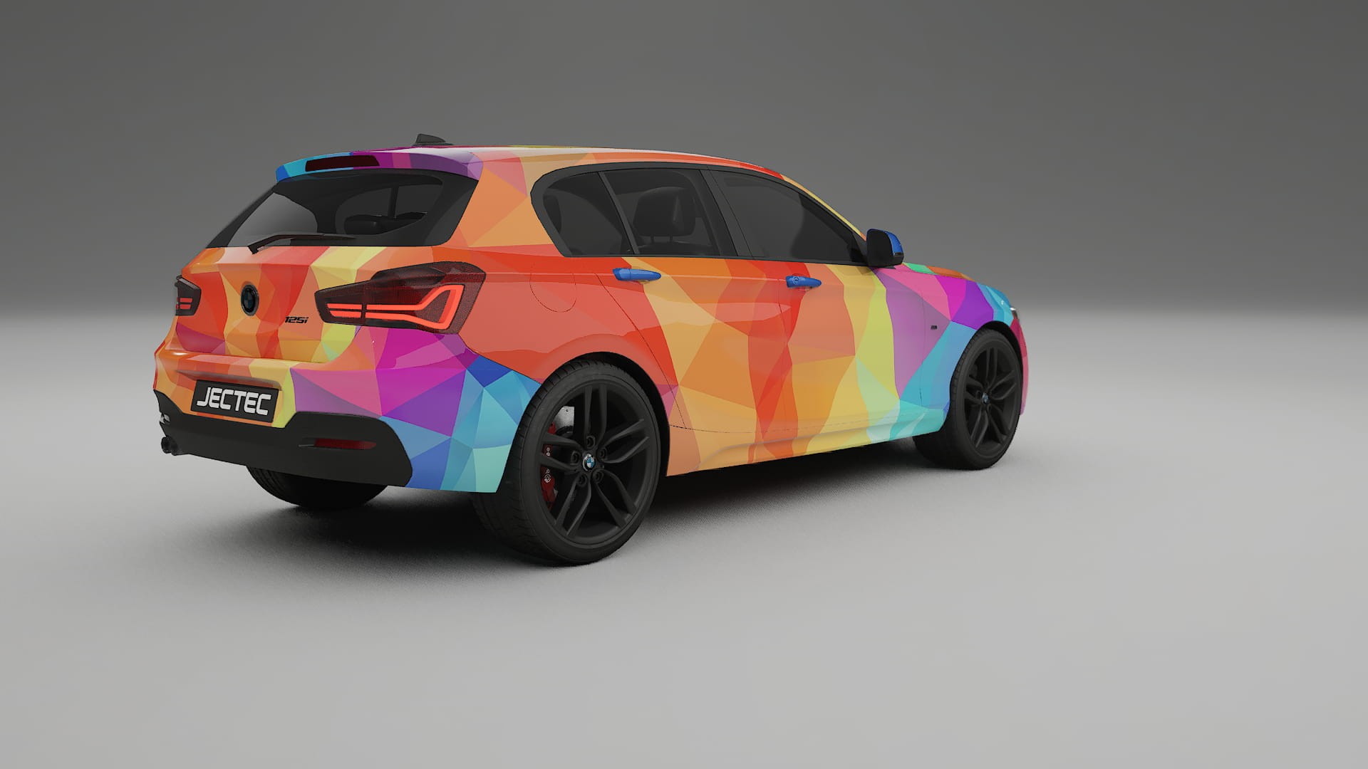 BMW 1 F20 facelift LCI VECTOR VIBE – Design-Wrap PPF-Kit aus bedruckbarer Polyurethanfolie