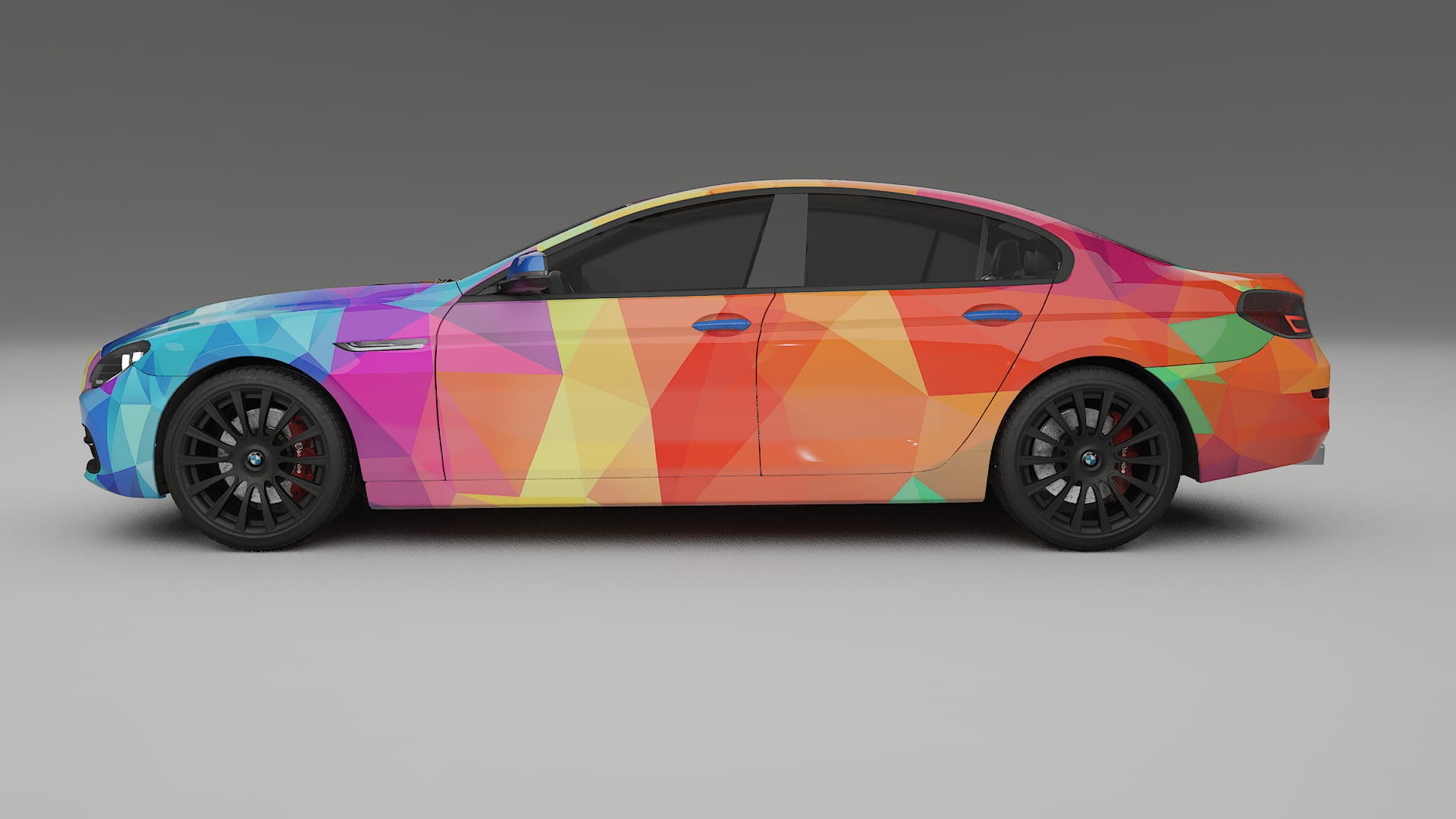 BMW 6 F06 VECTOR VIBE – Design-Wrap PPF-Kit aus bedruckbarer Polyurethanfolie