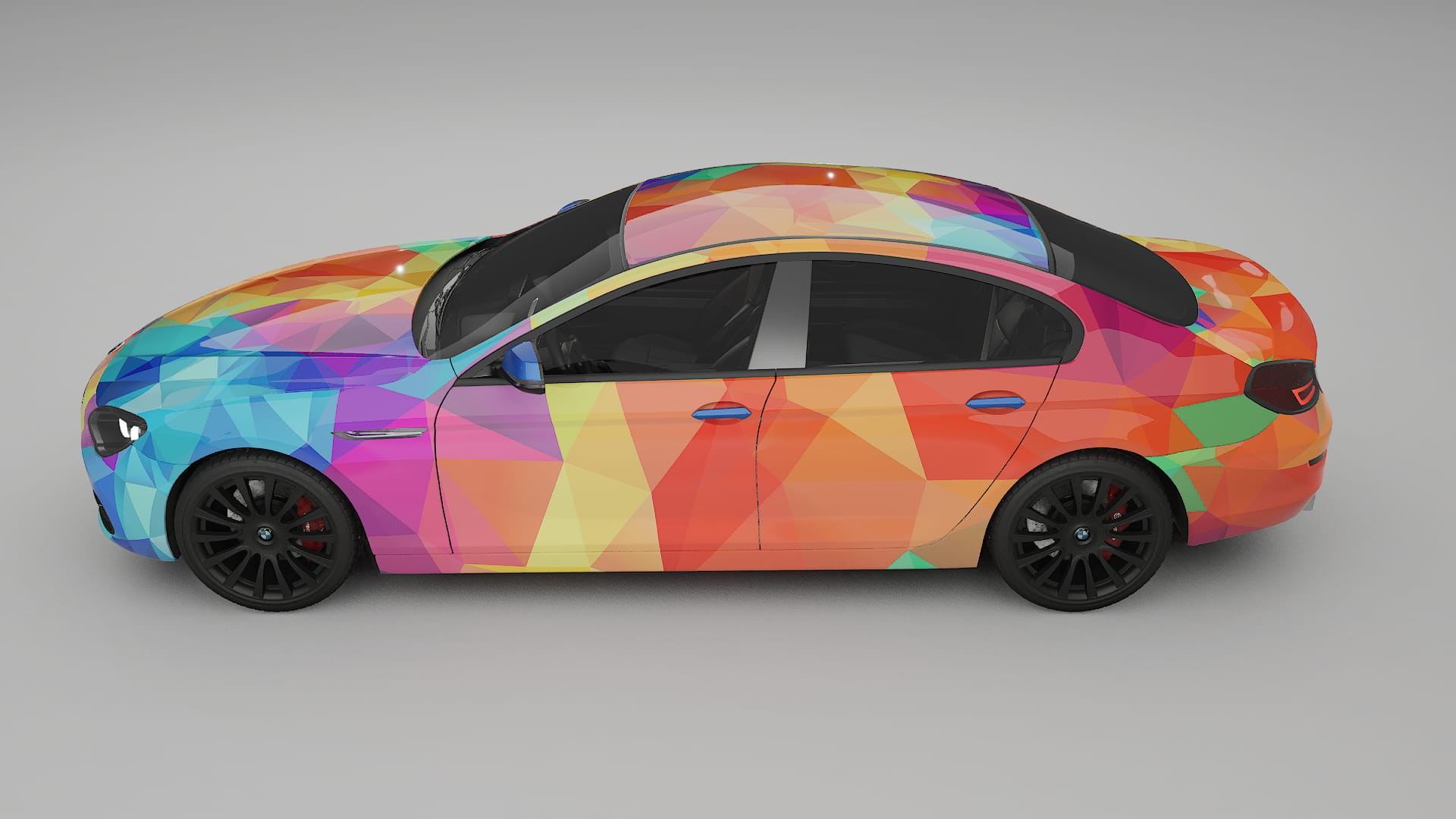 BMW 6 F06 VECTOR VIBE – Design-Wrap PPF-Kit aus bedruckbarer Polyurethanfolie
