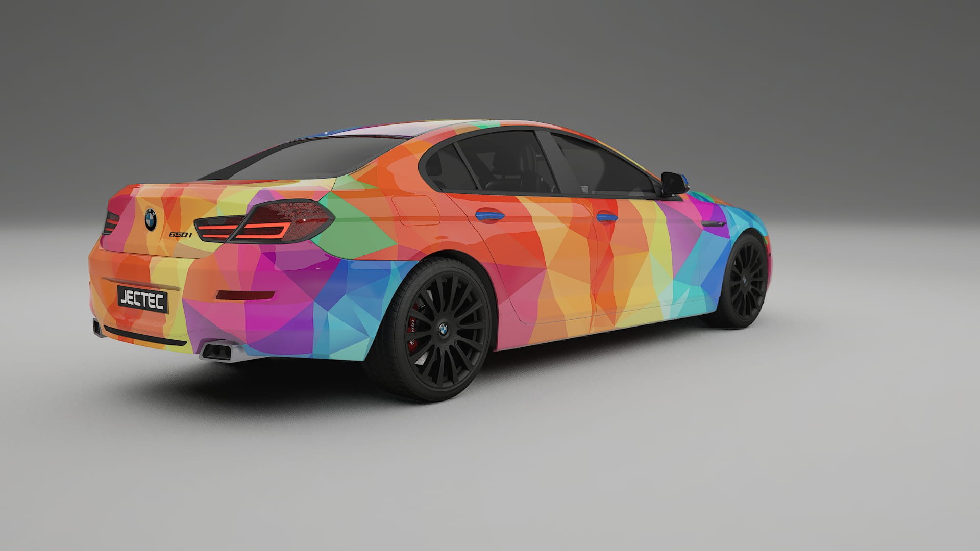 BMW 6 F06 VECTOR VIBE – Design-Wrap PPF-Kit aus bedruckbarer Polyurethanfolie