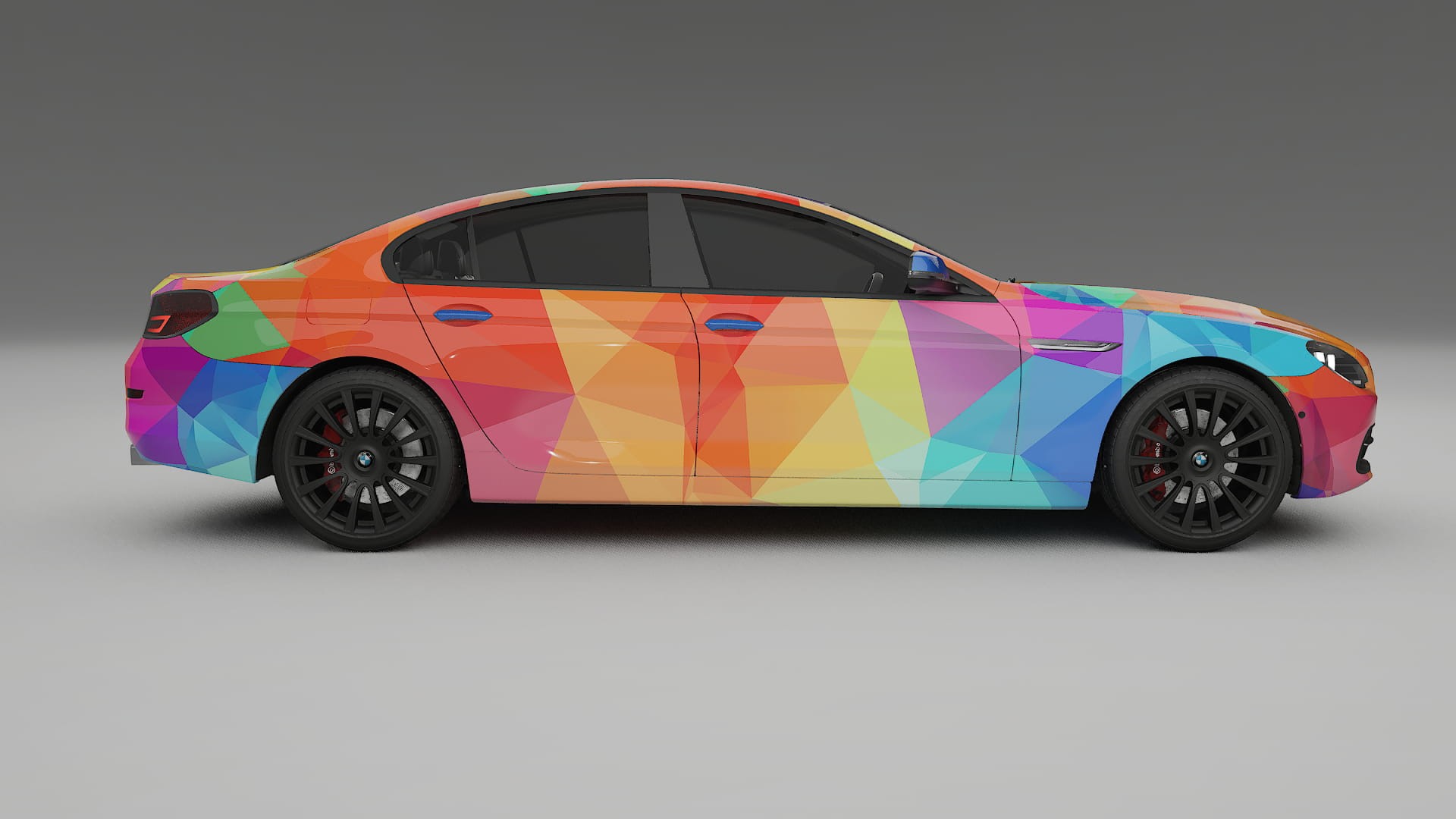 BMW 6 F06 VECTOR VIBE – Design-Wrap PPF-Kit aus bedruckbarer Polyurethanfolie