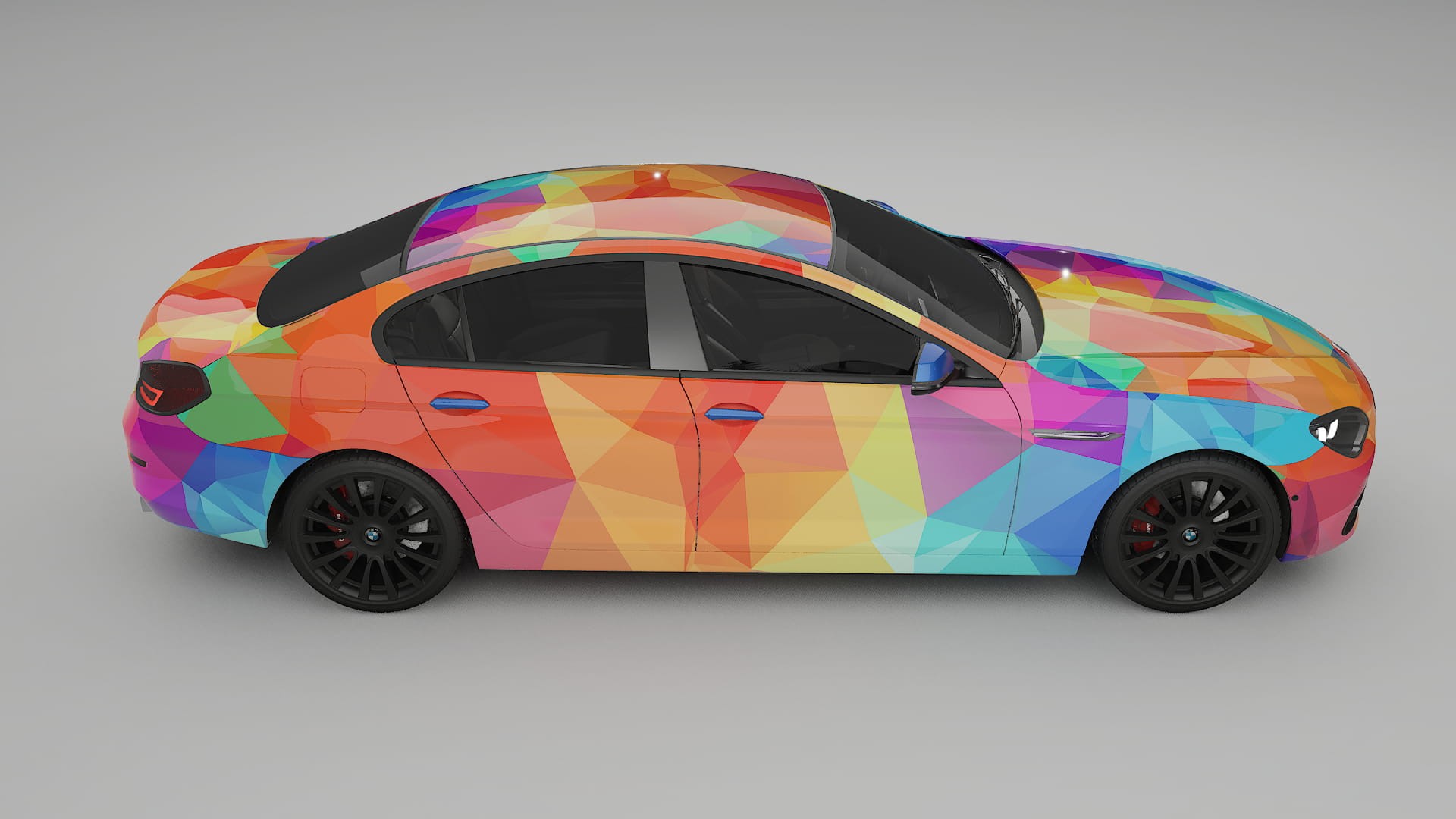 BMW 6 F06 VECTOR VIBE – Design-Wrap PPF-Kit aus bedruckbarer Polyurethanfolie