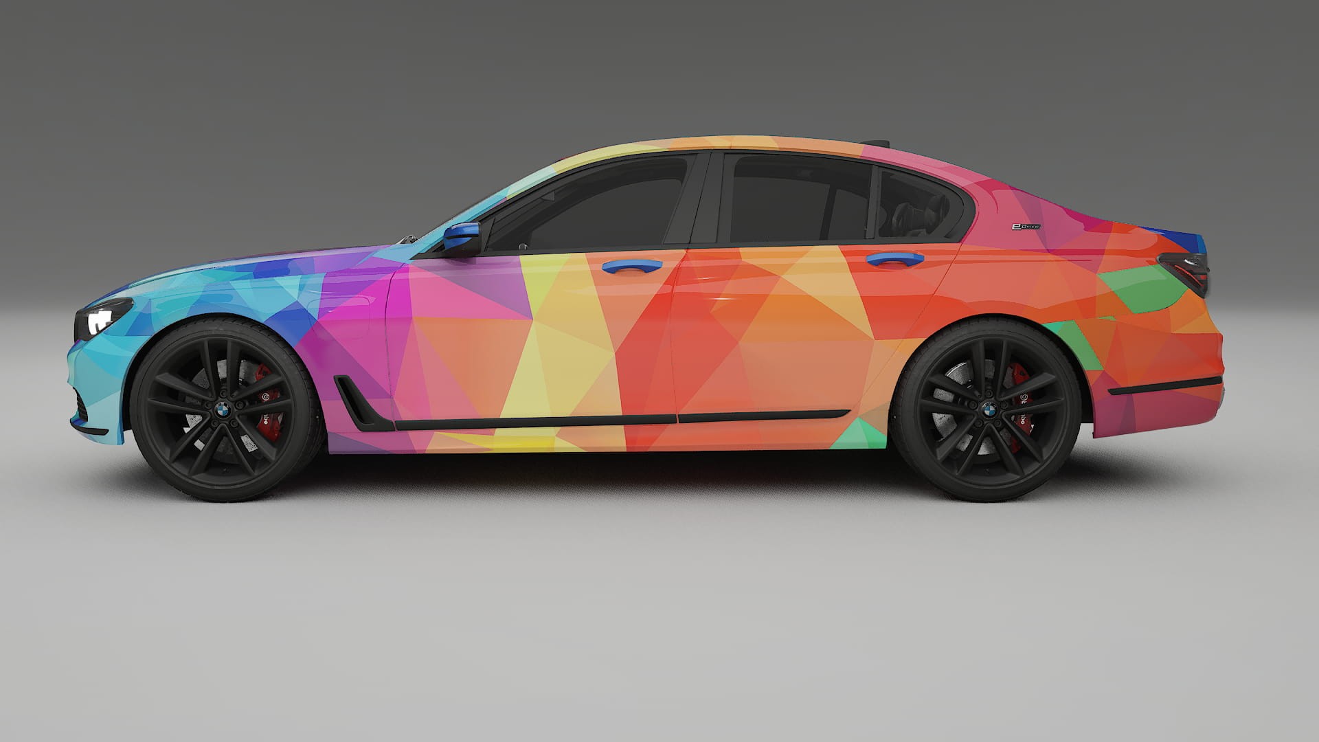 BMW 7 G11 G12 facelift LCI VECTOR VIBE – Design-Wrap PPF-Kit aus bedruckbarer Polyurethanfolie