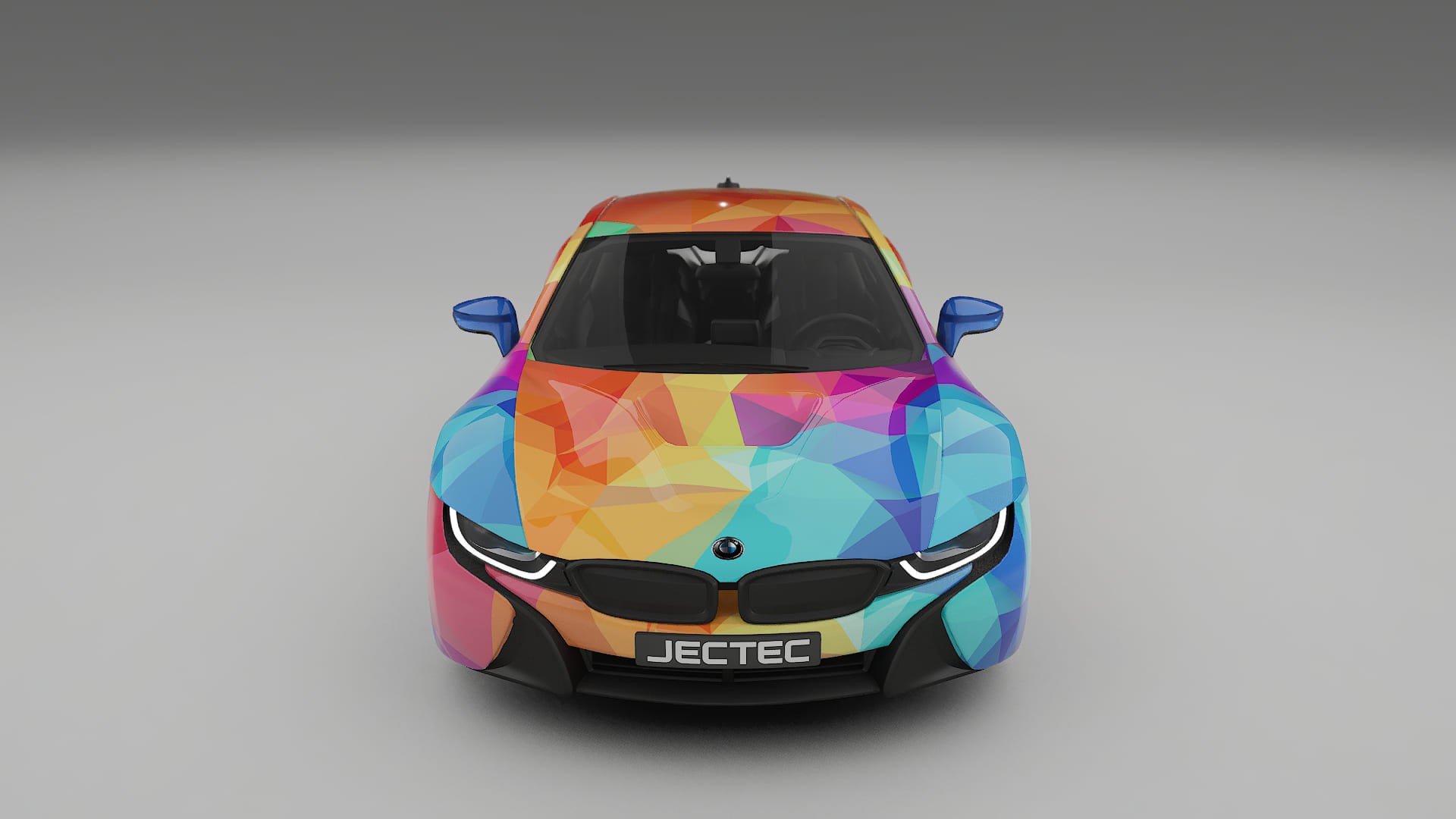BMW I8 I12 VECTOR VIBE – Design-Wrap PPF-Kit aus bedruckbarer Polyurethanfolie