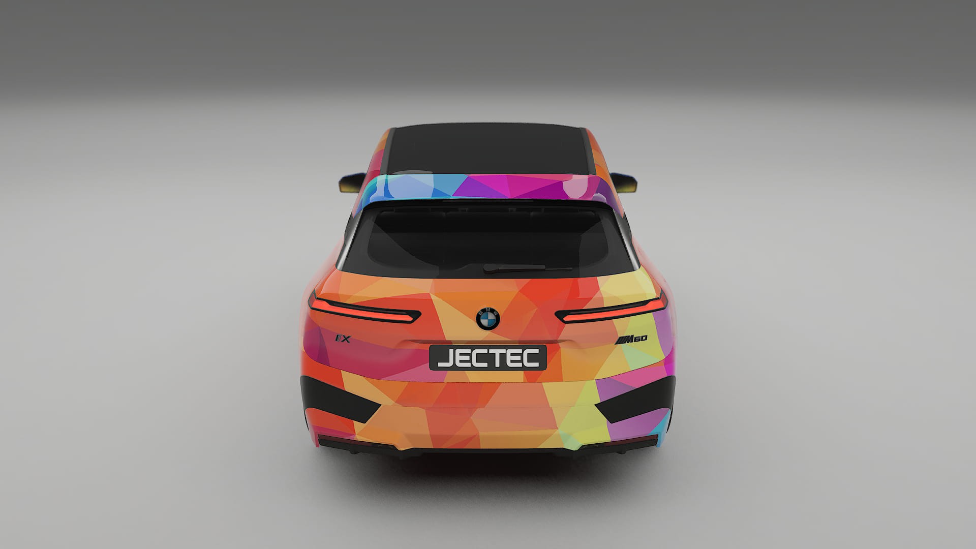 BMW iX M60 VECTOR VIBE – Design-Wrap PPF-Kit aus bedruckbarer Polyurethanfolie