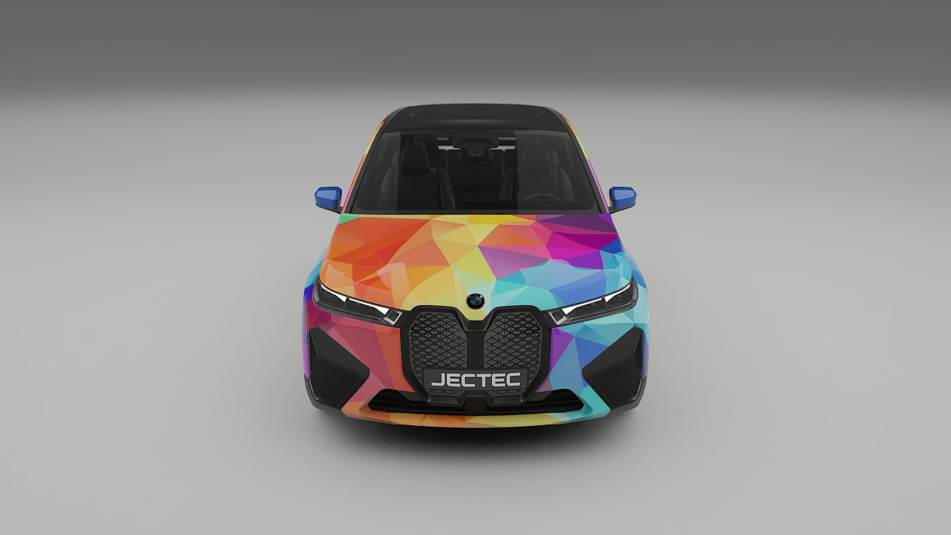 BMW iX M60 VECTOR VIBE – Design-Wrap PPF-Kit aus bedruckbarer Polyurethanfolie