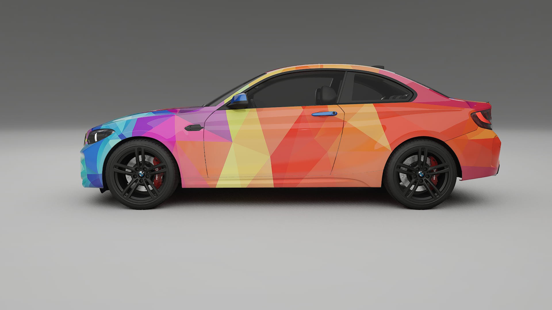 BMW M2 F87 facelift LCI VECTOR VIBE – Design-Wrap PPF-Kit aus bedruckbarer Polyurethanfolie